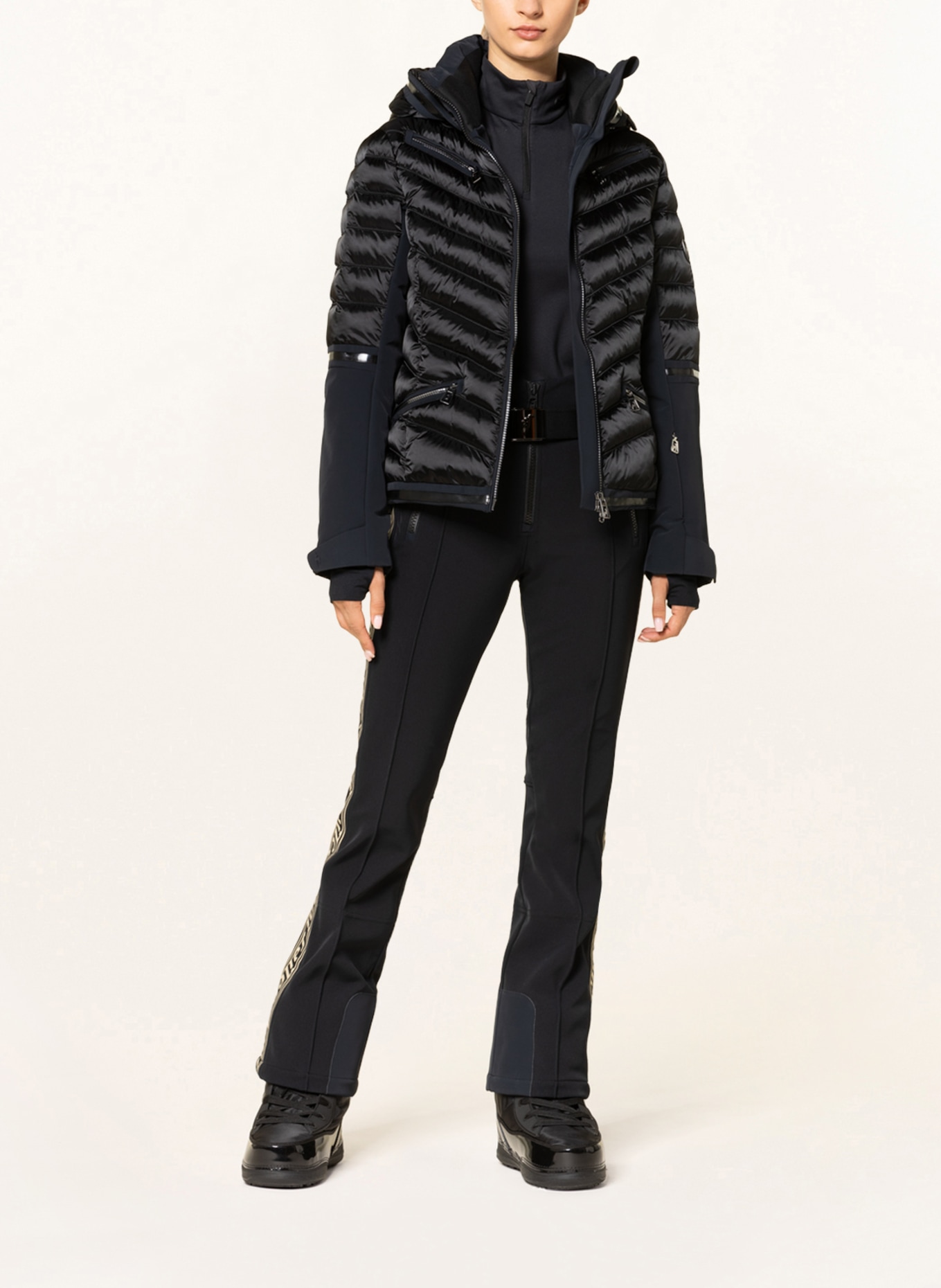 toni sailer Ski jacket ANNIE SPLENDID with DUPONT™ SORONA® insulation, Color: BLACK (Image 2)