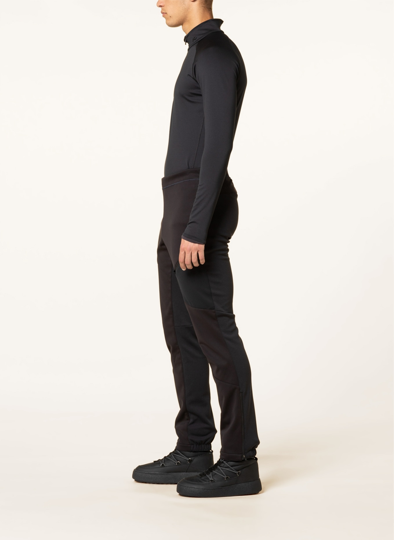 ziener Softshell ski pants NEBIL, Color: BLACK (Image 4)