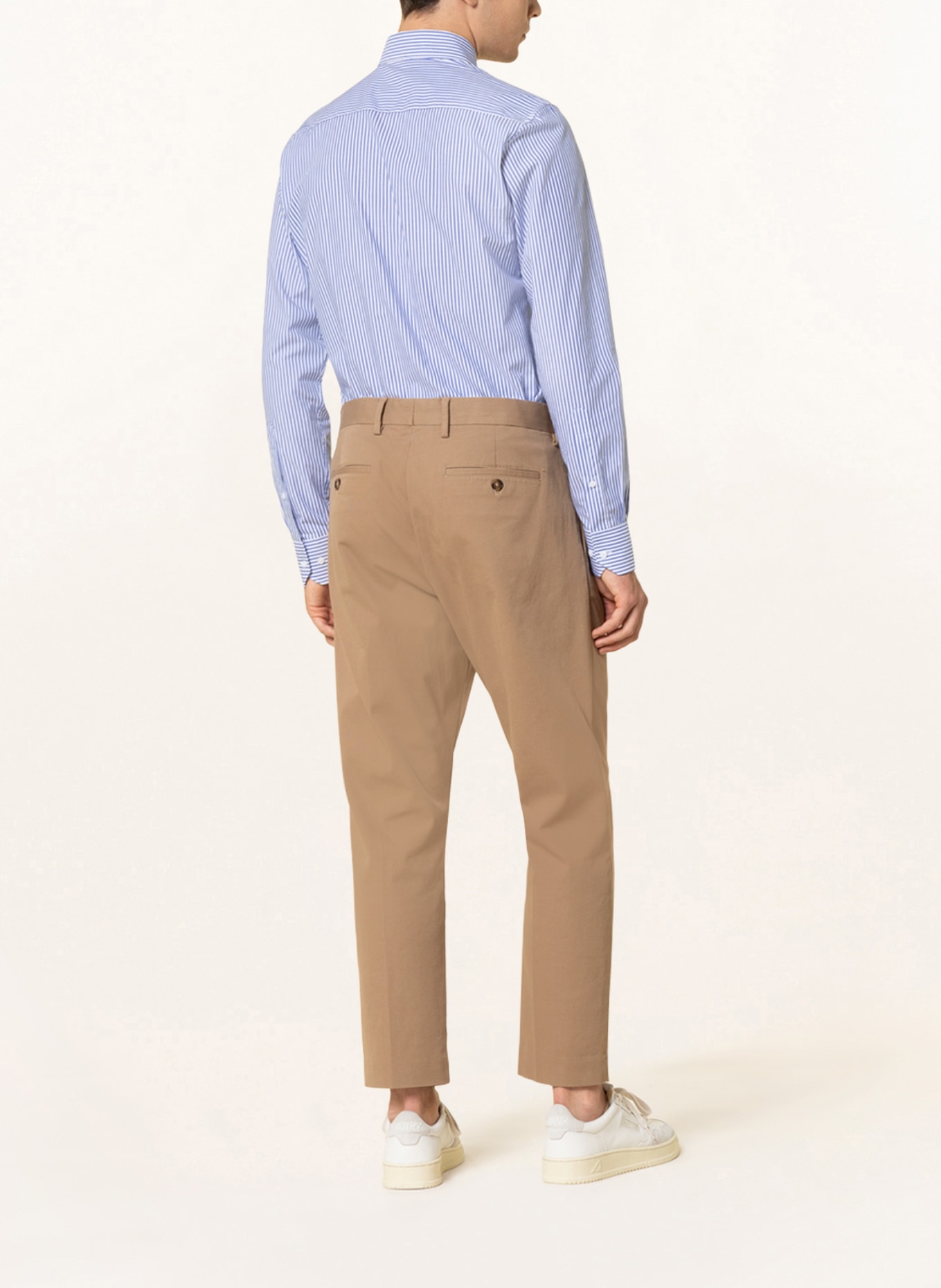 PAUL Shirt slim fit , Color: WHITE/ BLUE (Image 3)
