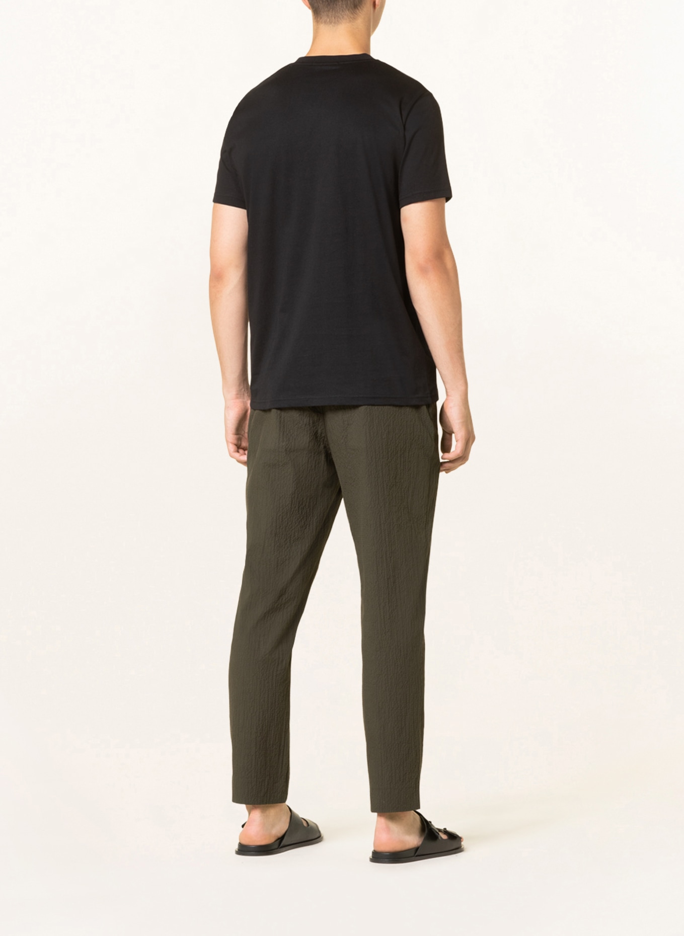 FRED PERRY T-Shirt: SCHWARZ
