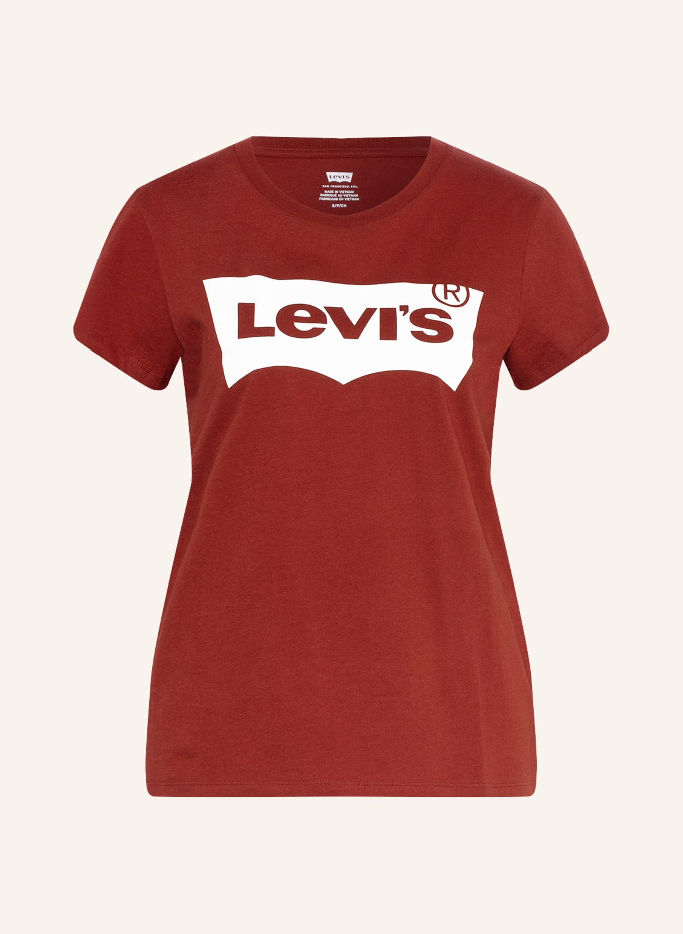 Levi's® T-shirt, Color: DARK RED (Image 1)