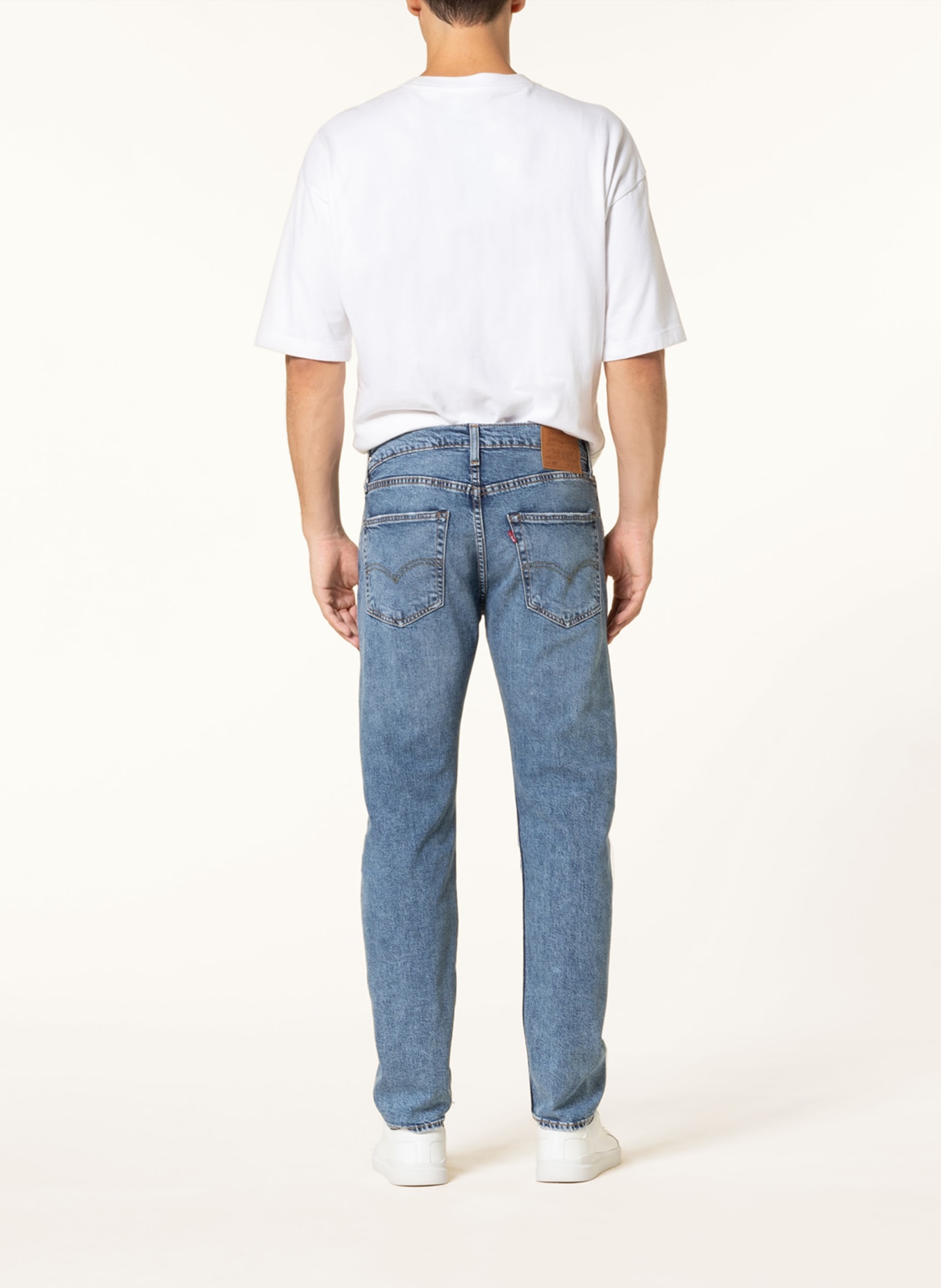 Levi's® Destroyed jeans slim 502 tapered fit, Color: 00 Dark Indigo - Worn In (Image 3)