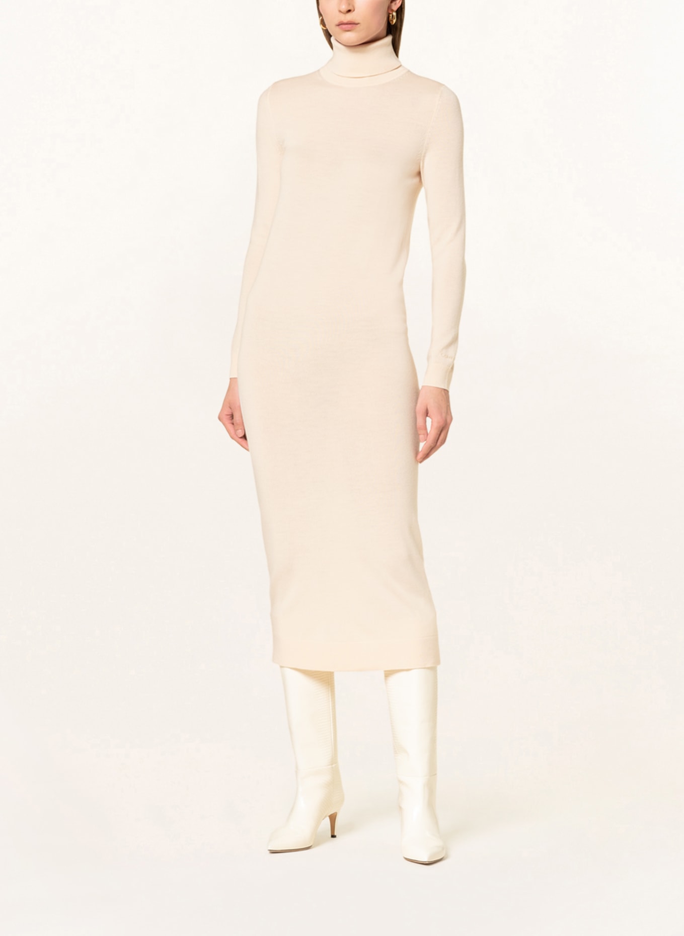 Calvin Klein Sukienka z dzianiny, Kolor: KREMOWY (Obrazek 2)