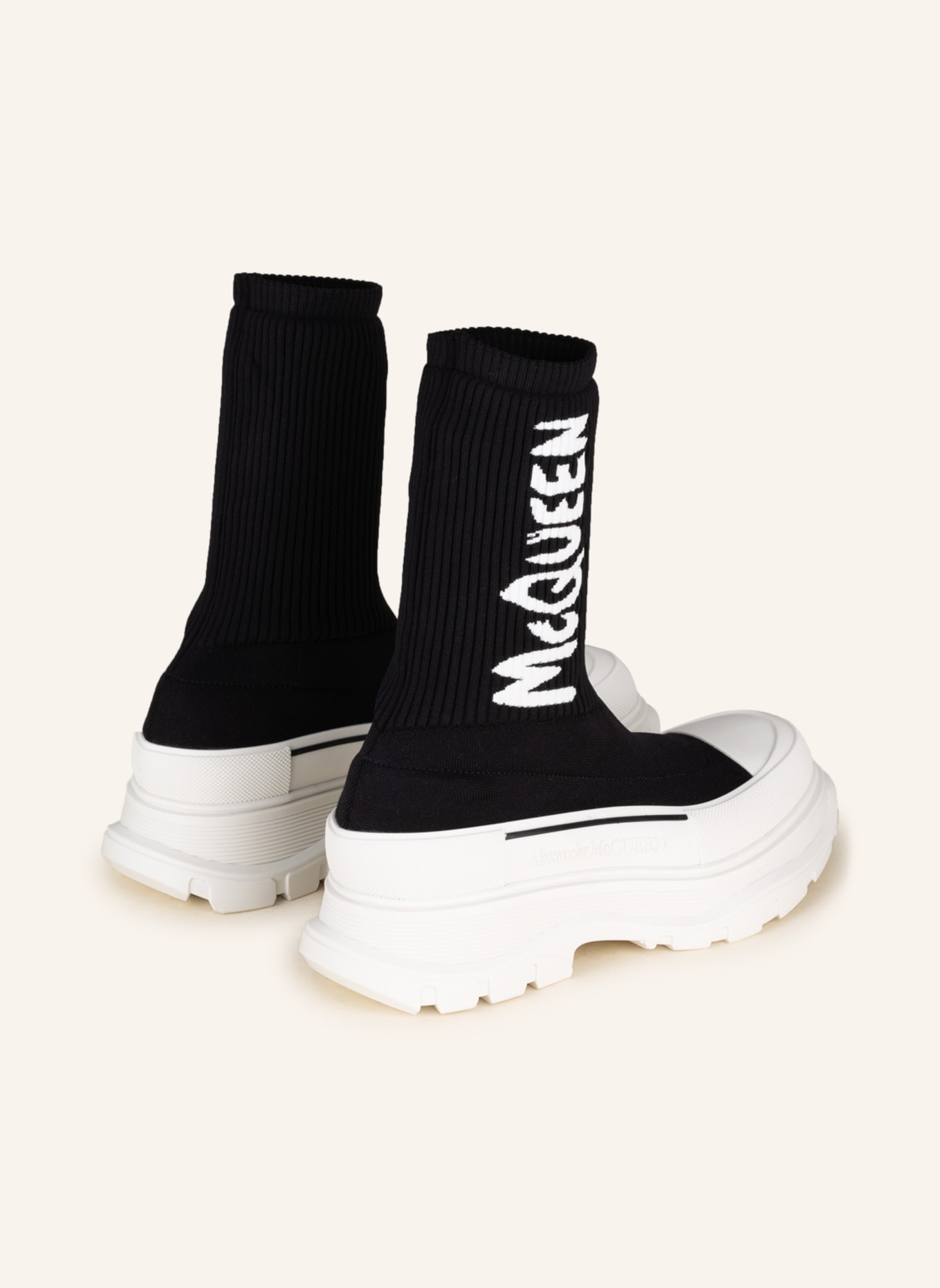 Alexander McQUEEN High-top sneakers TREAD SLICK, Color: BLACK/ WHITE (Image 2)