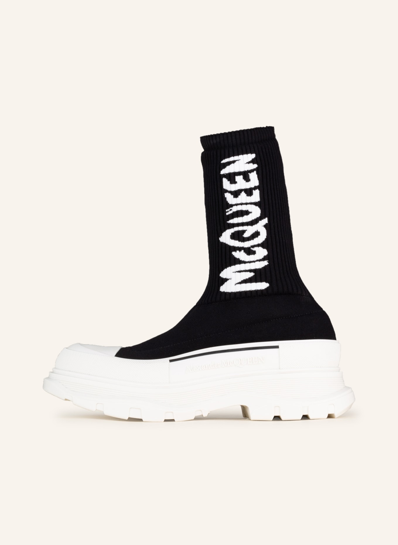 Alexander McQUEEN High-top sneakers TREAD SLICK, Color: BLACK/ WHITE (Image 4)