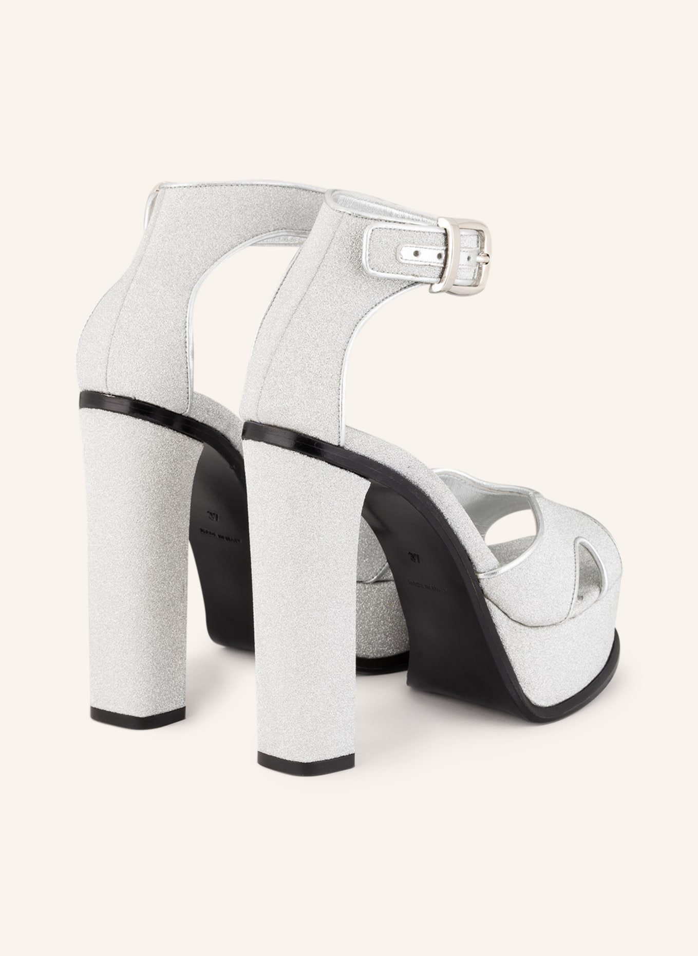 Alexander mcqueen online platform sandals