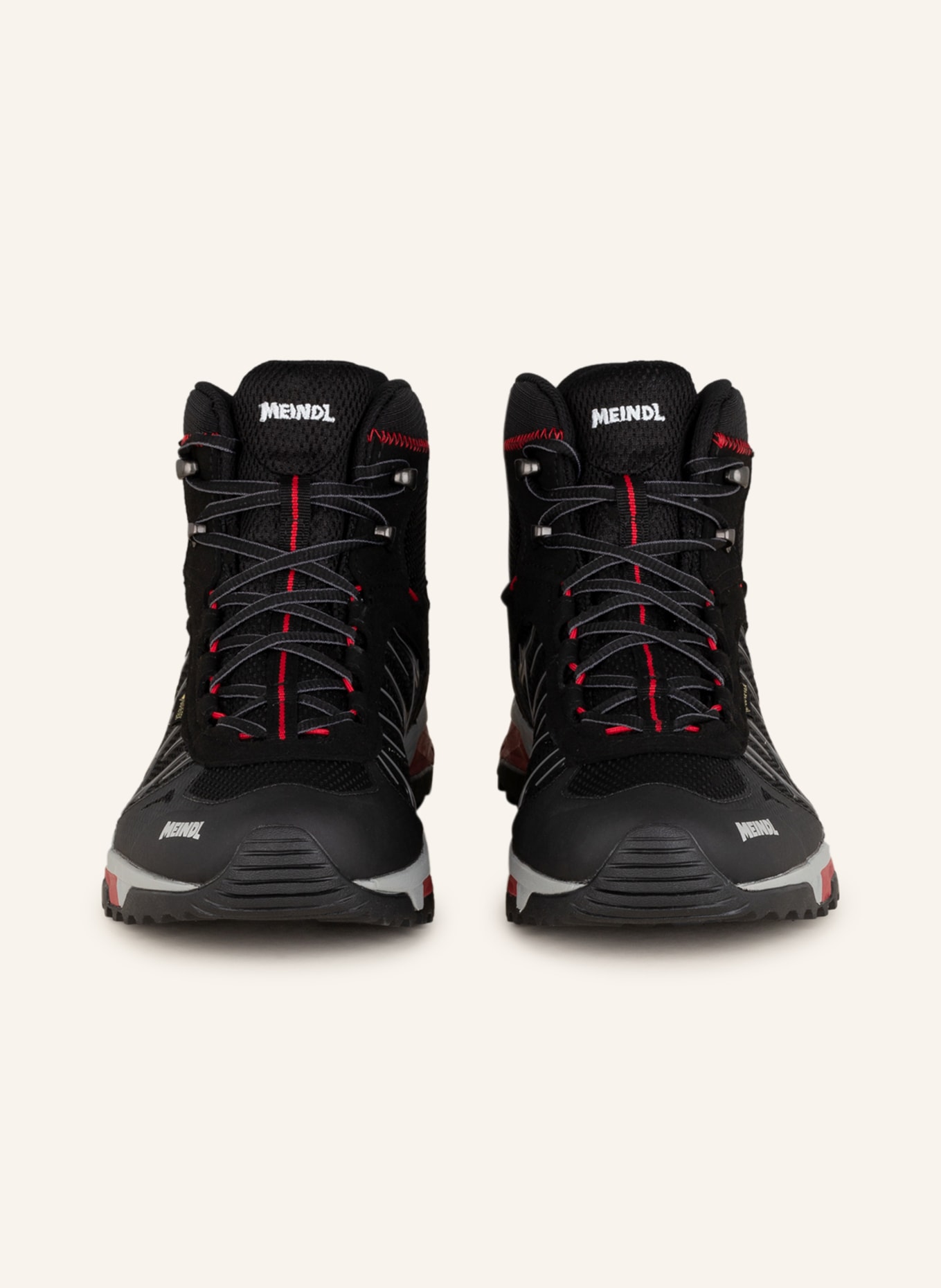 MEINDL Trekking shoes FINALE MID GTX, Color: BLACK/ RED (Image 3)