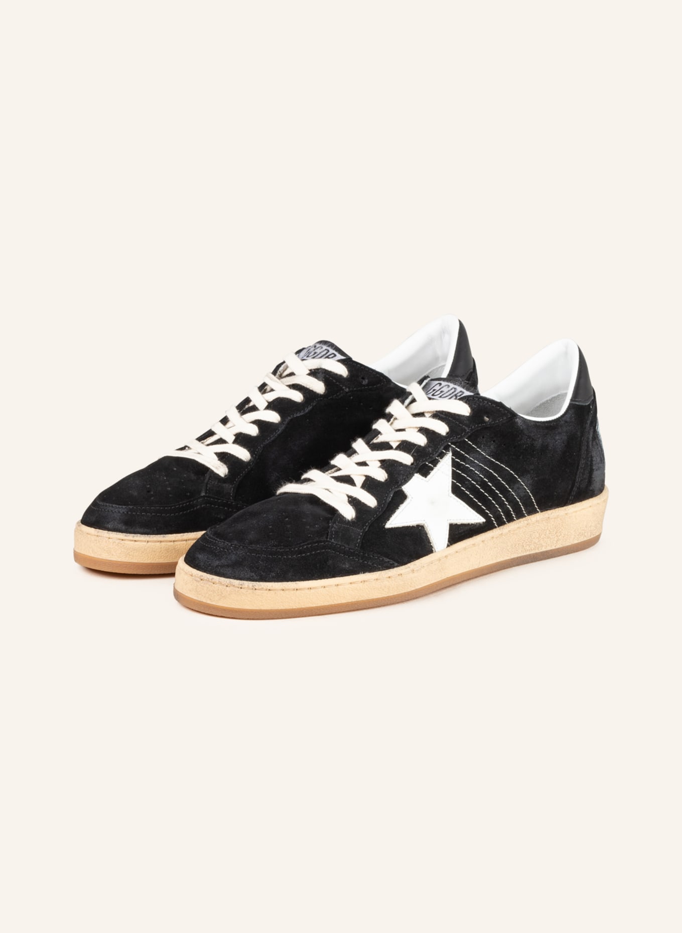 GOLDEN GOOSE Sneakers BALL STAR, Color: BLACK/ WHITE (Image 1)