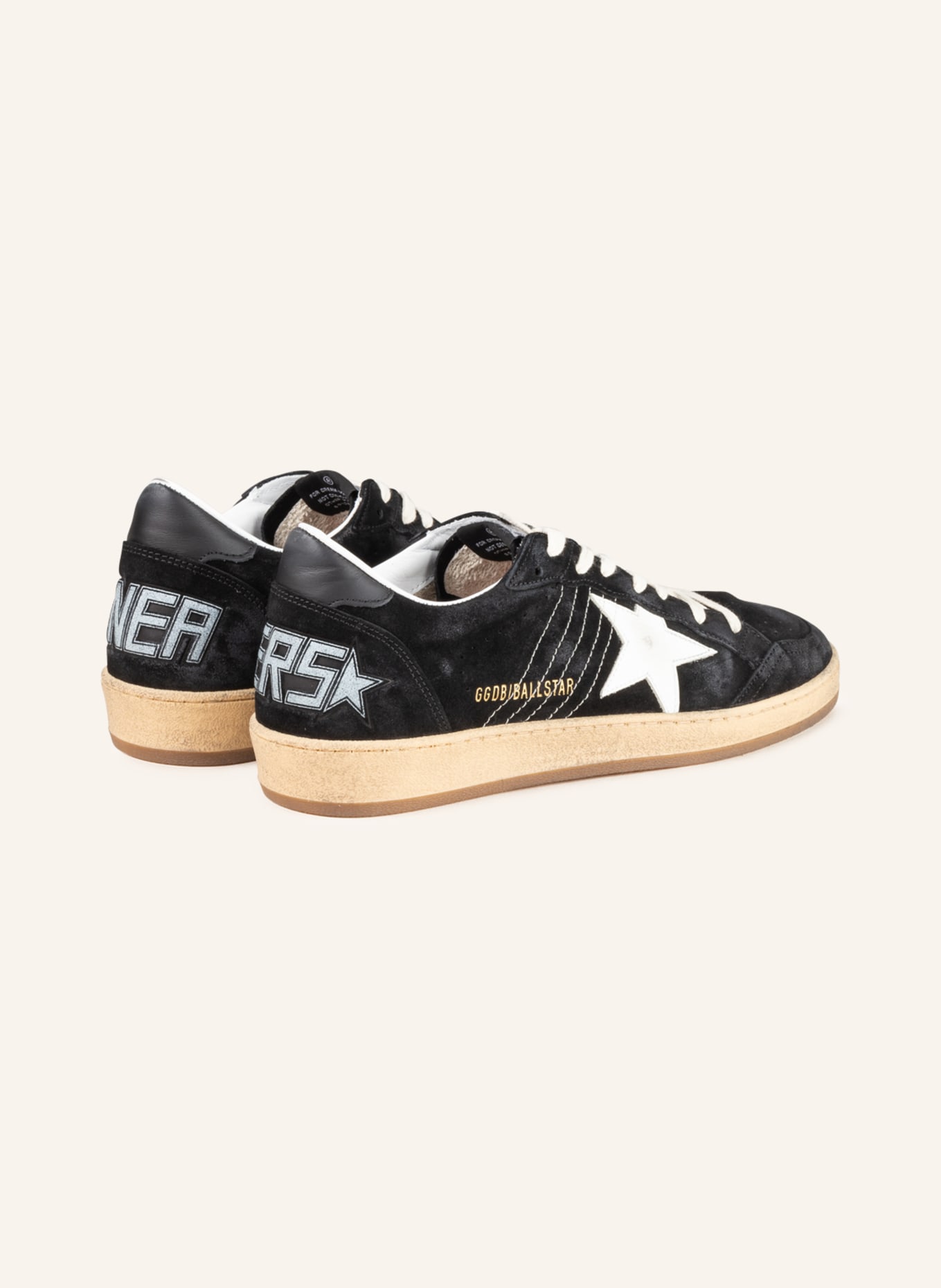 GOLDEN GOOSE Sneakers BALL STAR, Color: BLACK/ WHITE (Image 2)