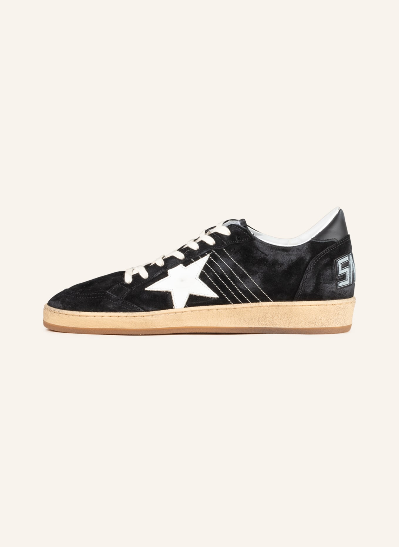 GOLDEN GOOSE Sneakers BALL STAR, Color: BLACK/ WHITE (Image 4)