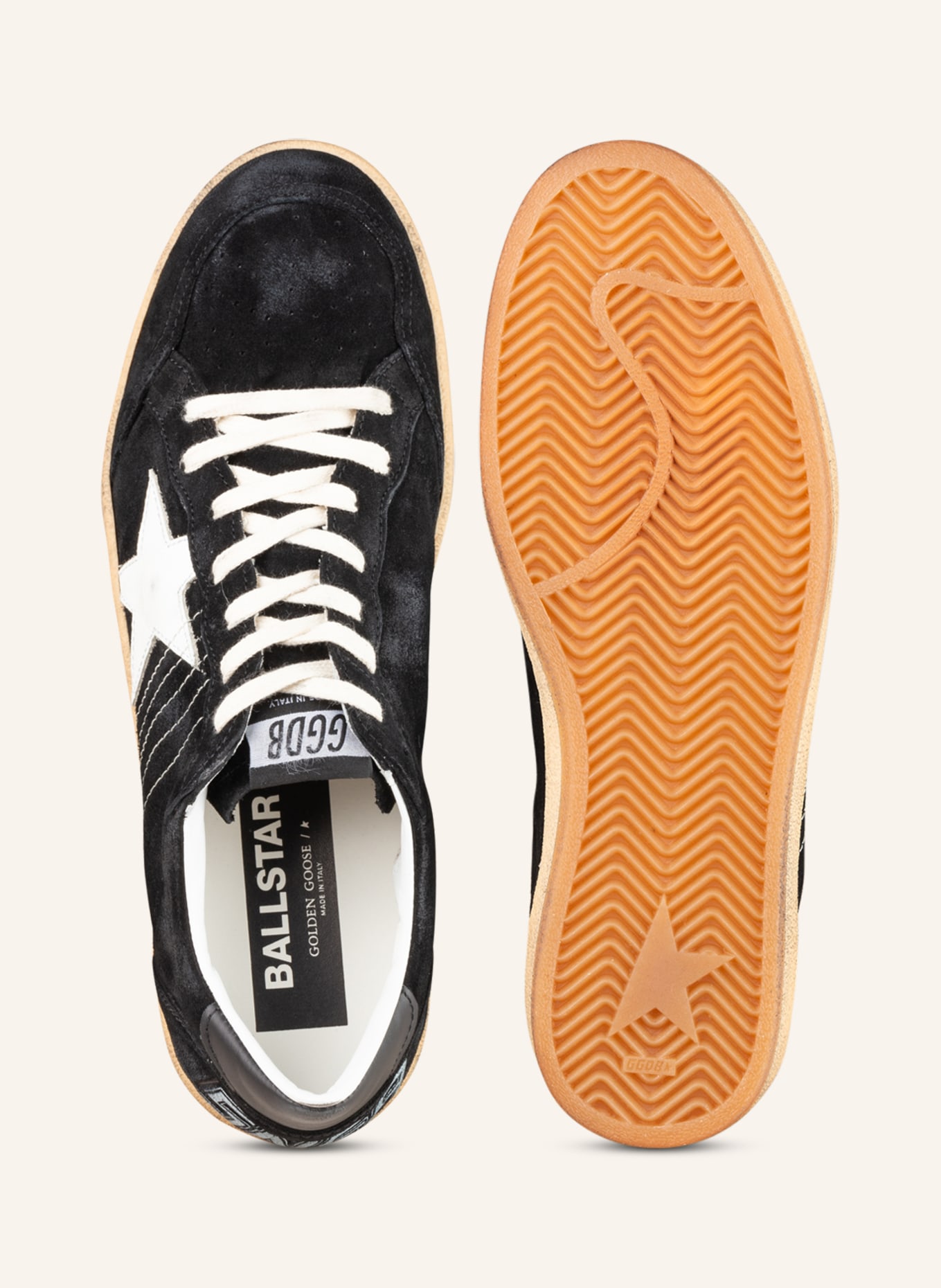 GOLDEN GOOSE Sneakers BALL STAR, Color: BLACK/ WHITE (Image 5)