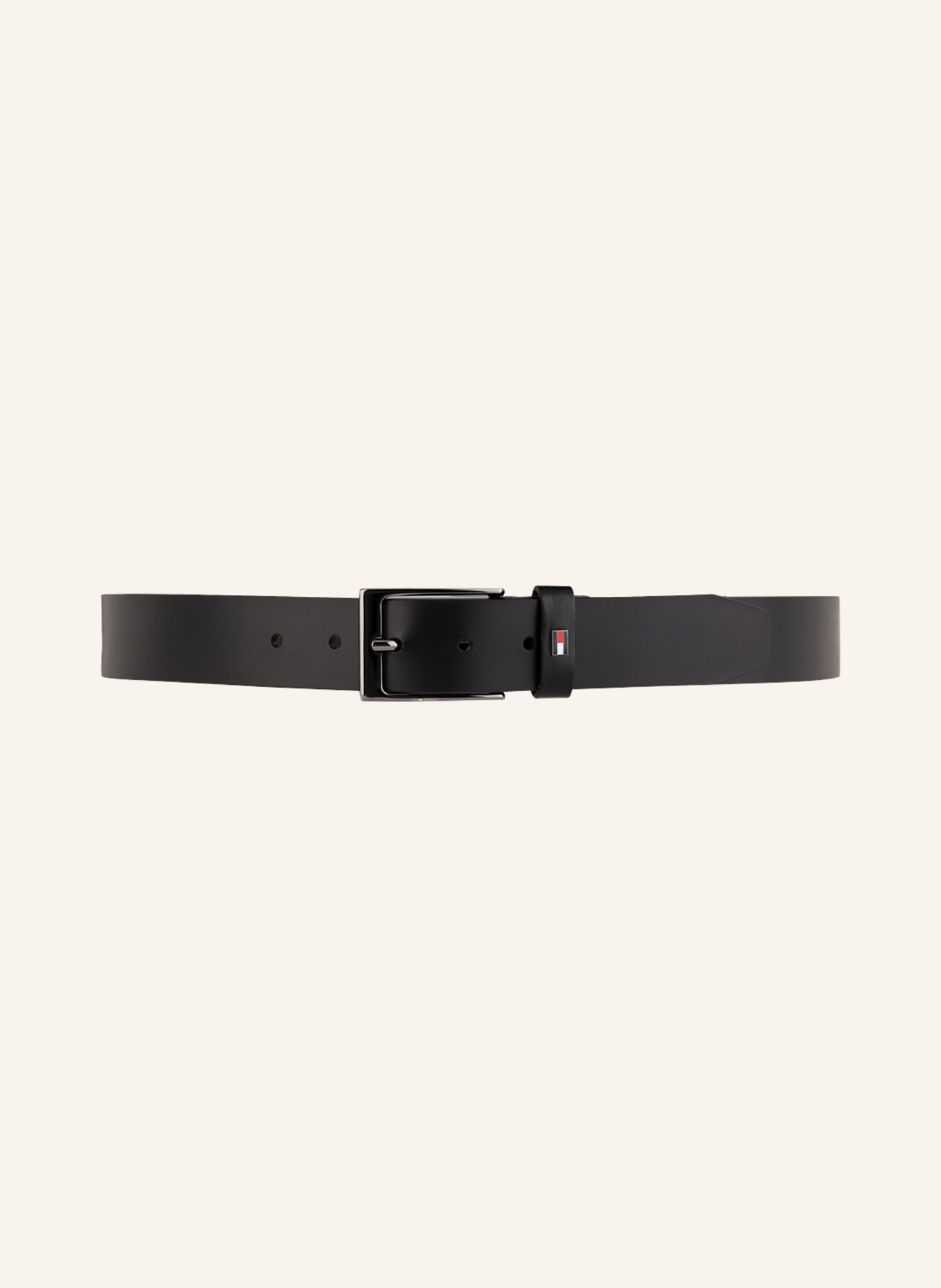 TOMMY HILFIGER Leather belt, Color: BLACK (Image 2)