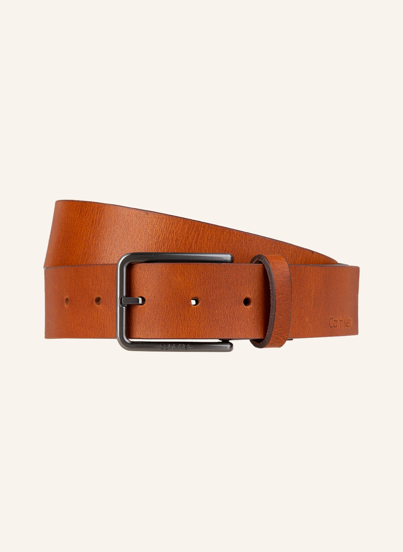 Calvin Klein Leather belt, Color: COGNAC (Image 1)