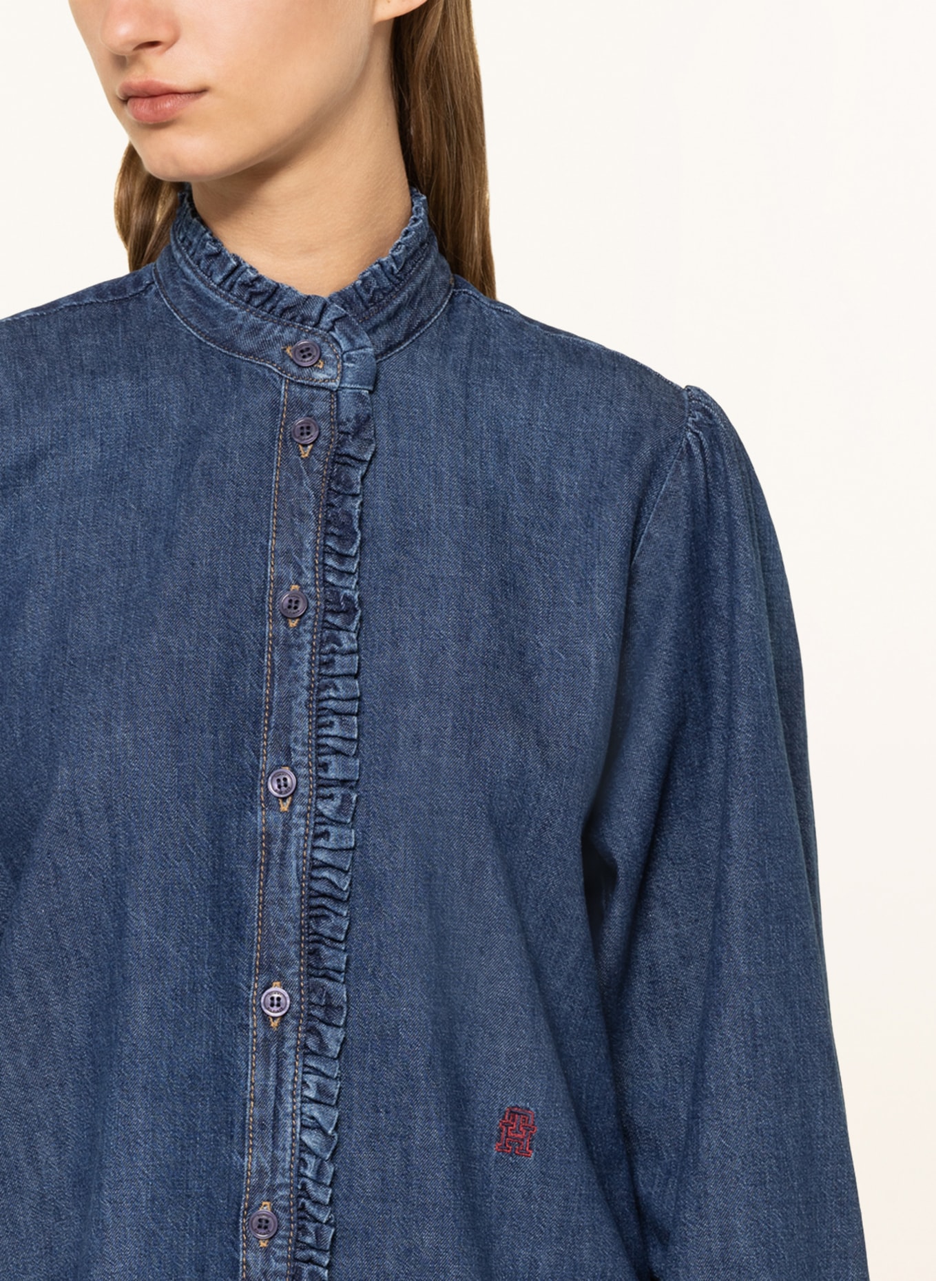 TOMMY HILFIGER Denim blouse , Color: BLUE (Image 4)