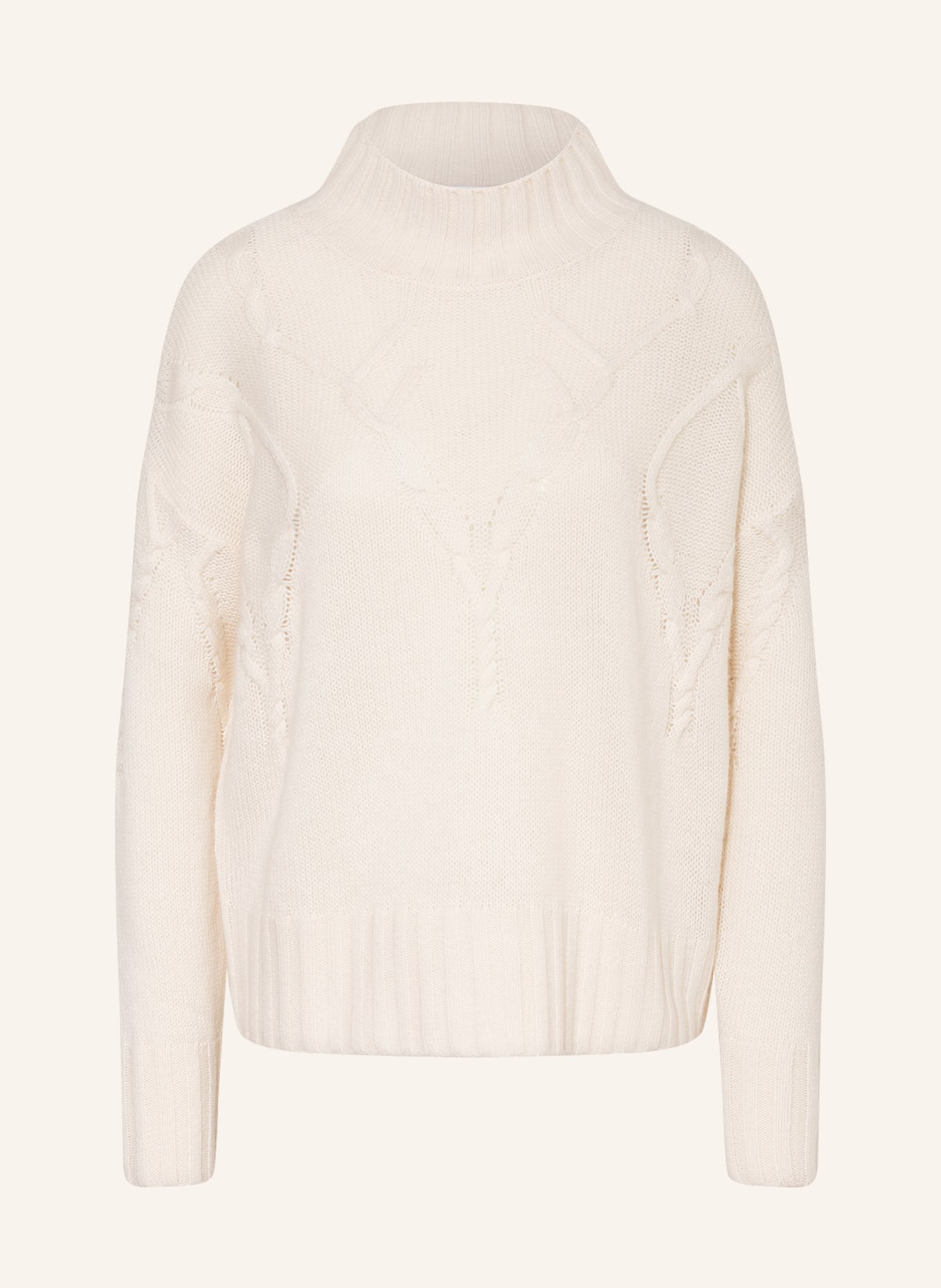 darling harbour Sweater with cashmere, Color: CREAM (Image 1)