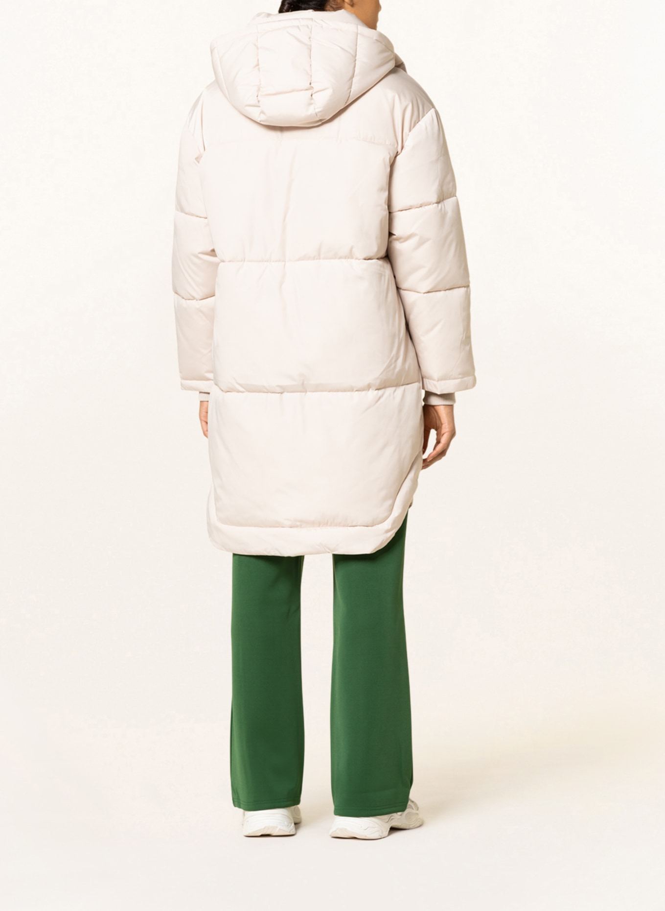 COLOURFUL REBEL Quilted coat RESY with detachable hood , Color: CREAM (Image 3)