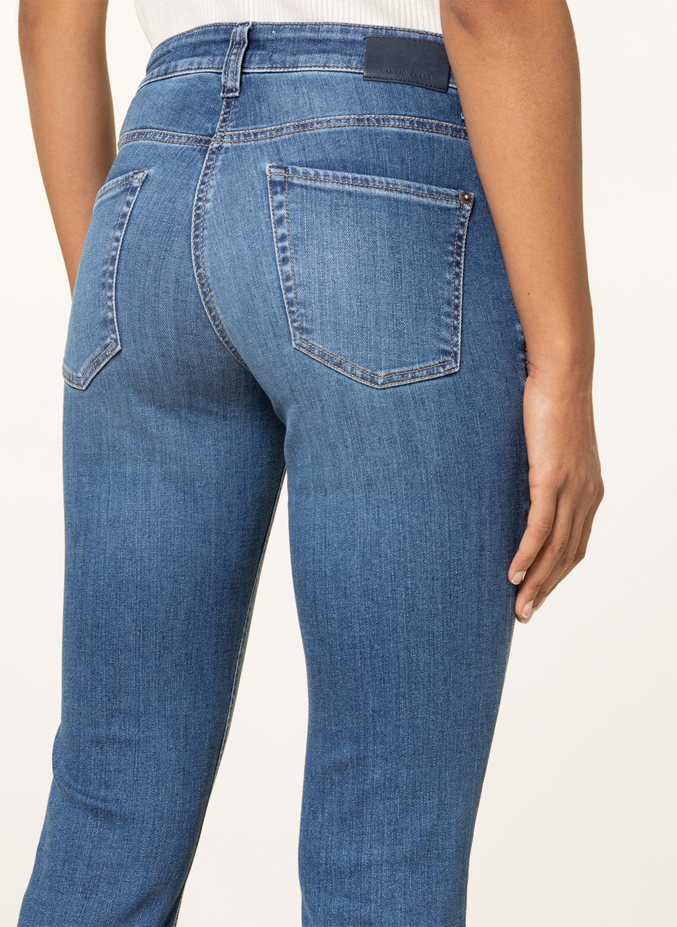 CAMBIO Skinny Jeans PARIS , Farbe: 5102 medium contrast splinted (Bild 5)