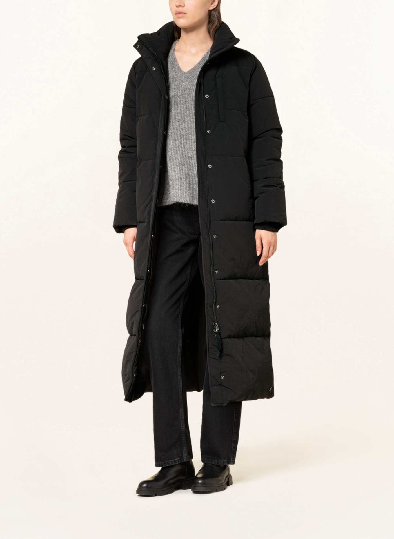 MSCH COPENHAGEN Quilted coat MSCHEVANNA, Color: BLACK (Image 2)