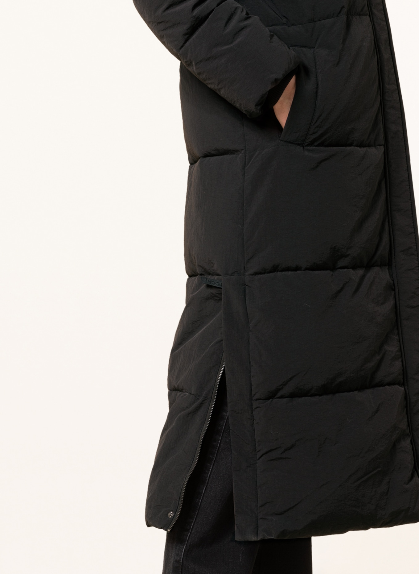 MSCH COPENHAGEN Quilted coat MSCHEVANNA, Color: BLACK (Image 4)