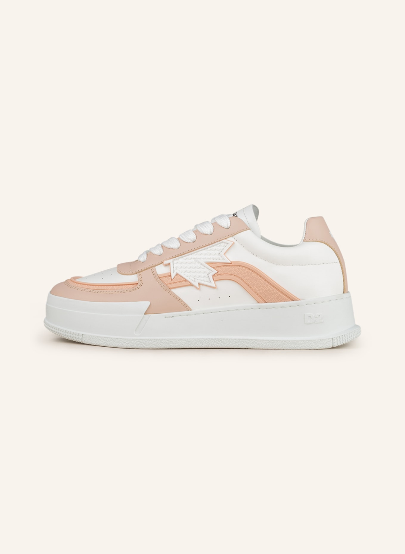 DSQUARED2 Sneakers, Color: WHITE/ ROSE (Image 4)