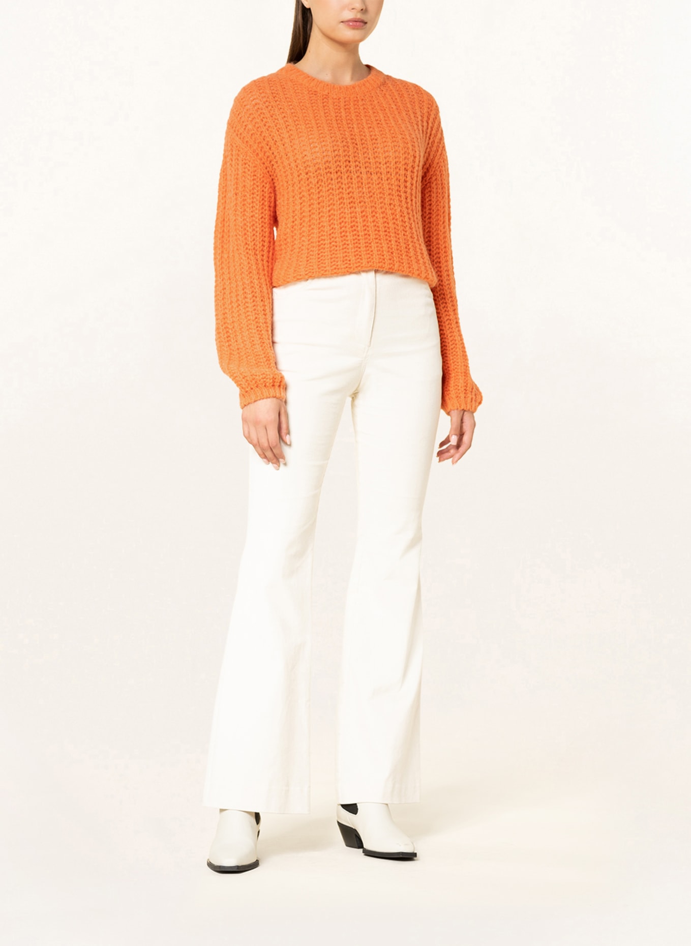 RIANI Oversized-Pullover mit Alpaka, Farbe: ORANGE (Bild 2)