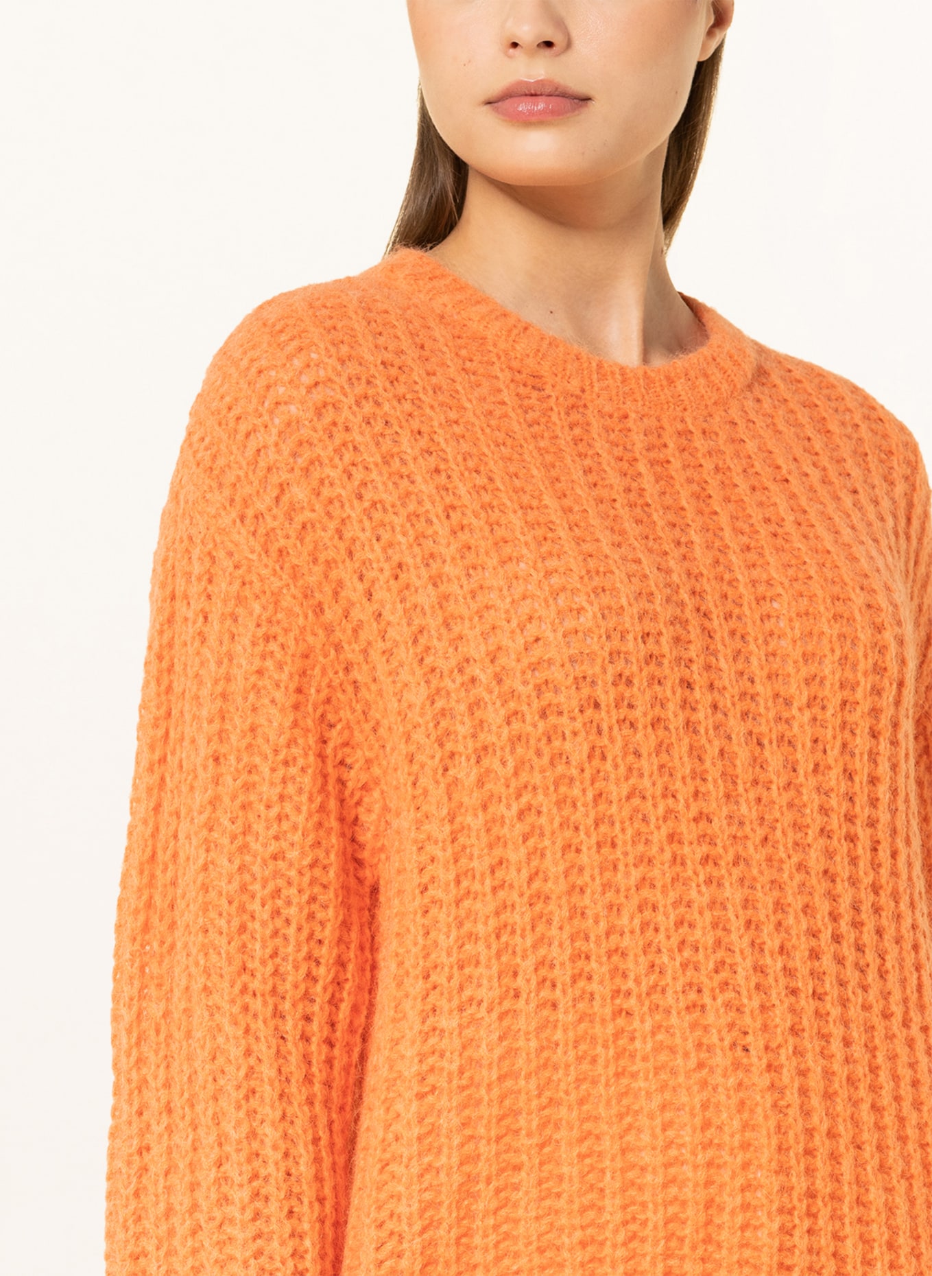 RIANI Oversized-Pullover mit Alpaka, Farbe: ORANGE (Bild 4)