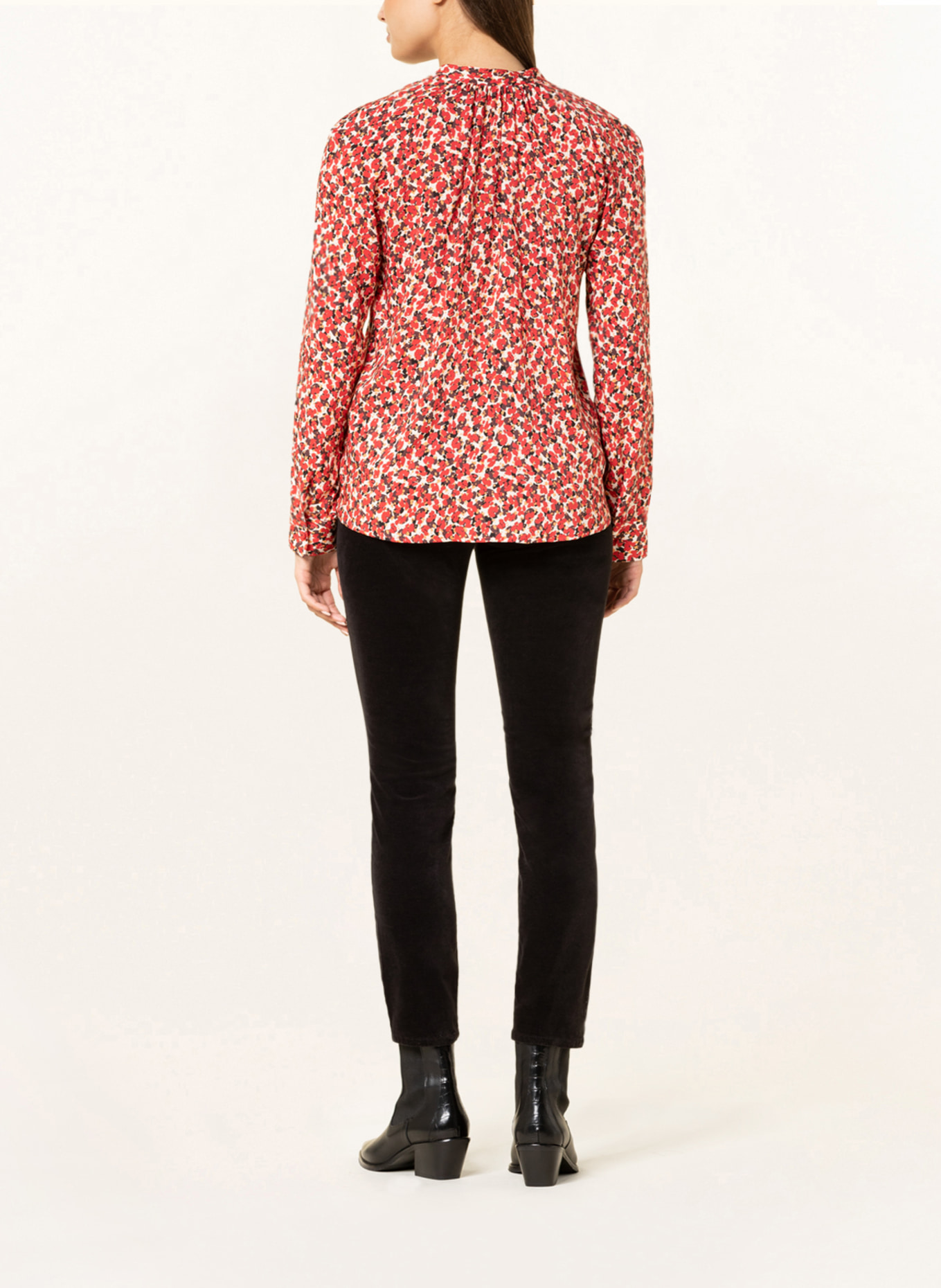 RIANI Shirt blouse, Color: RED/ CREAM/ DARK BROWN (Image 3)