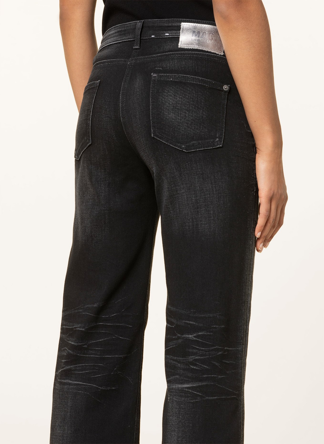 MAC Straight Jeans RICH CARLA, Farbe: D976 dark night wash (Bild 5)