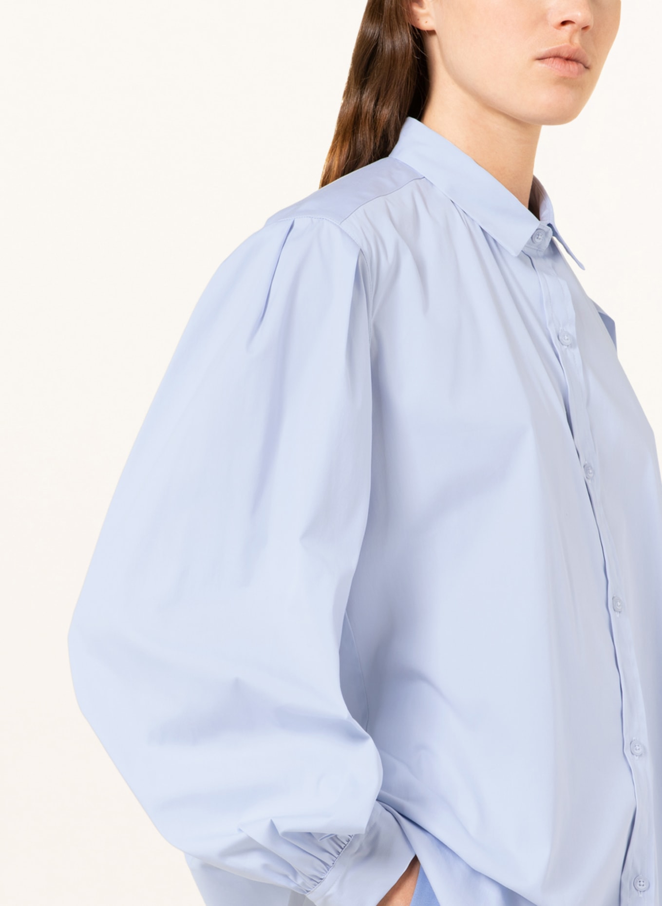 (THE MERCER) N.Y. Shirt blouse, Color: LIGHT BLUE (Image 6)