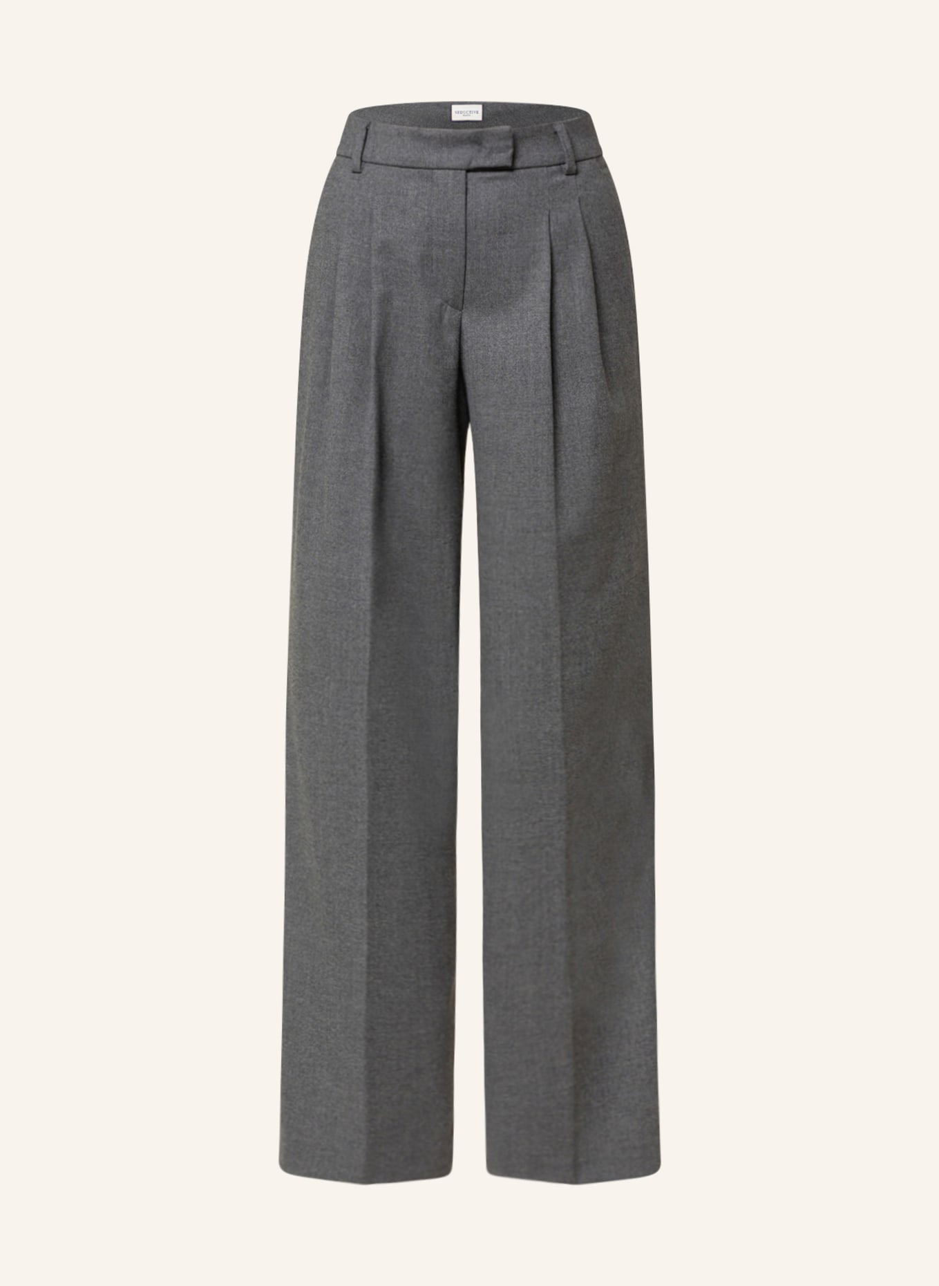 SEDUCTIVE Wide leg trousers CERCIA, Color: GRAY (Image 1)