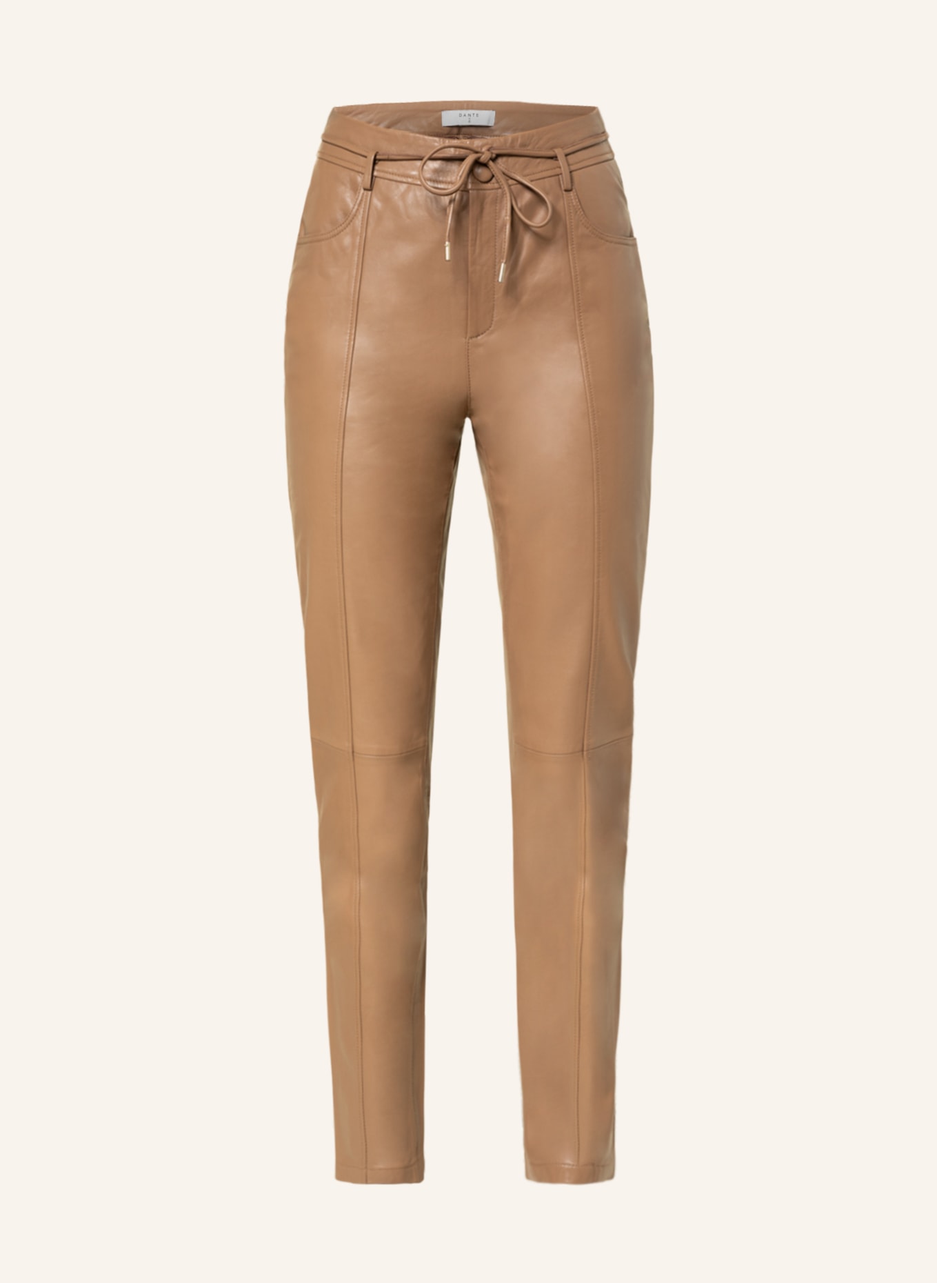 DANTE6 Leather trousers SUBLIME , Color: BROWN (Image 1)