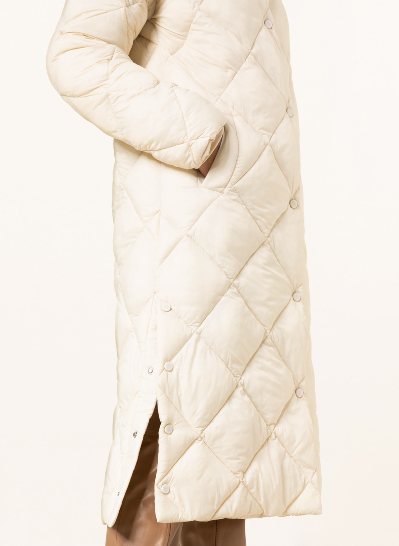 DANTE6 Quilted coat BREENA , Color: ECRU (Image 4)