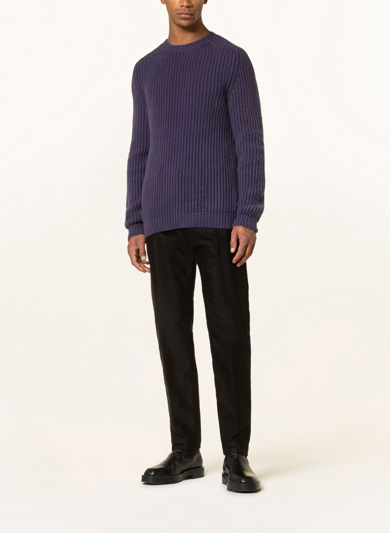 IRIS von ARNIM Cashmere sweater CHRIS, Color: PURPLE (Image 2)