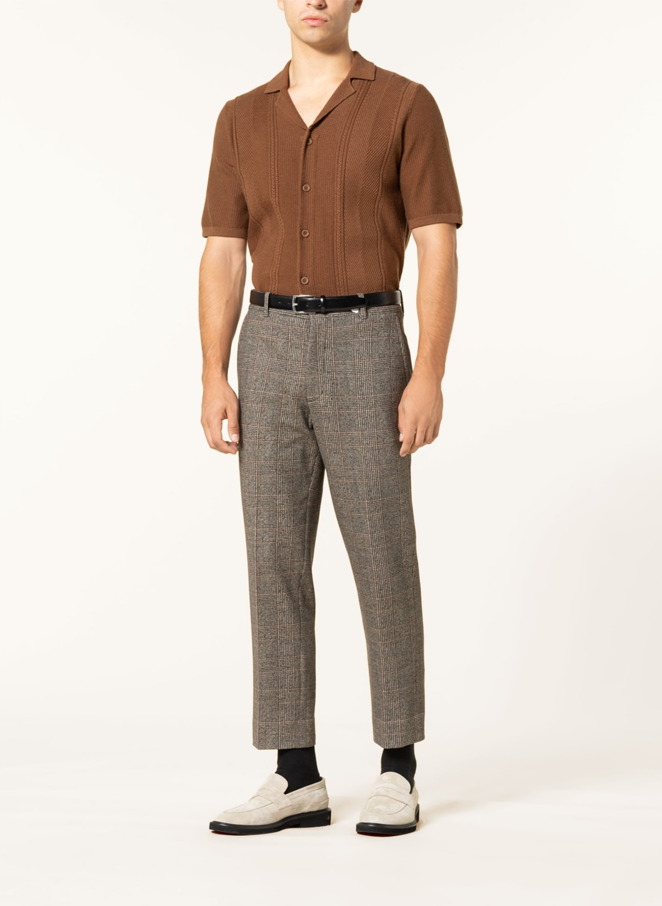 CIRCOLO 1901 Oblekové kalhoty Regular Fit , Barva: TMAVĚ HNĚDÁ (Obrázek 3)