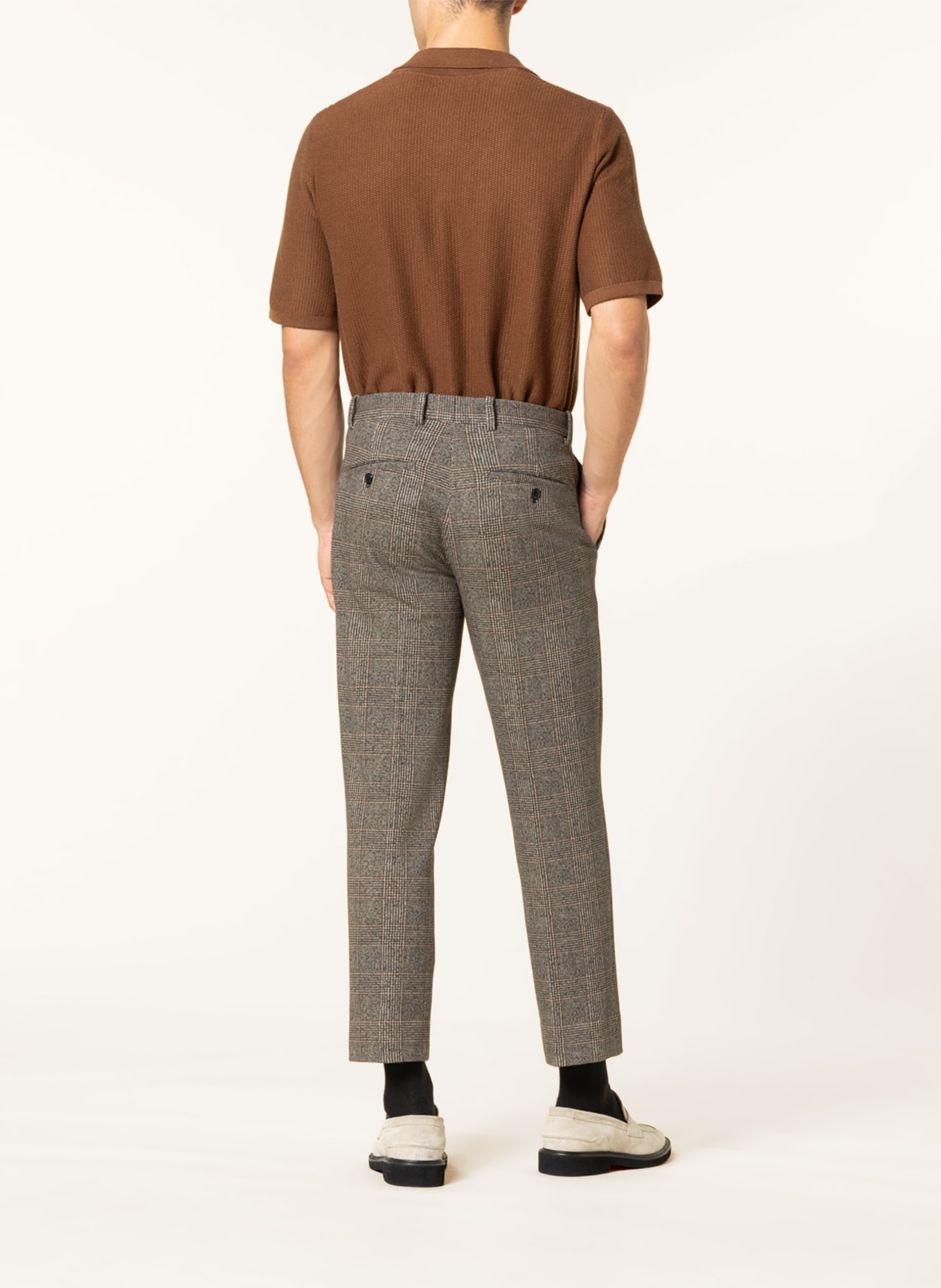 CIRCOLO 1901 Suit trousers regular fit , Color: DARK BROWN (Image 4)