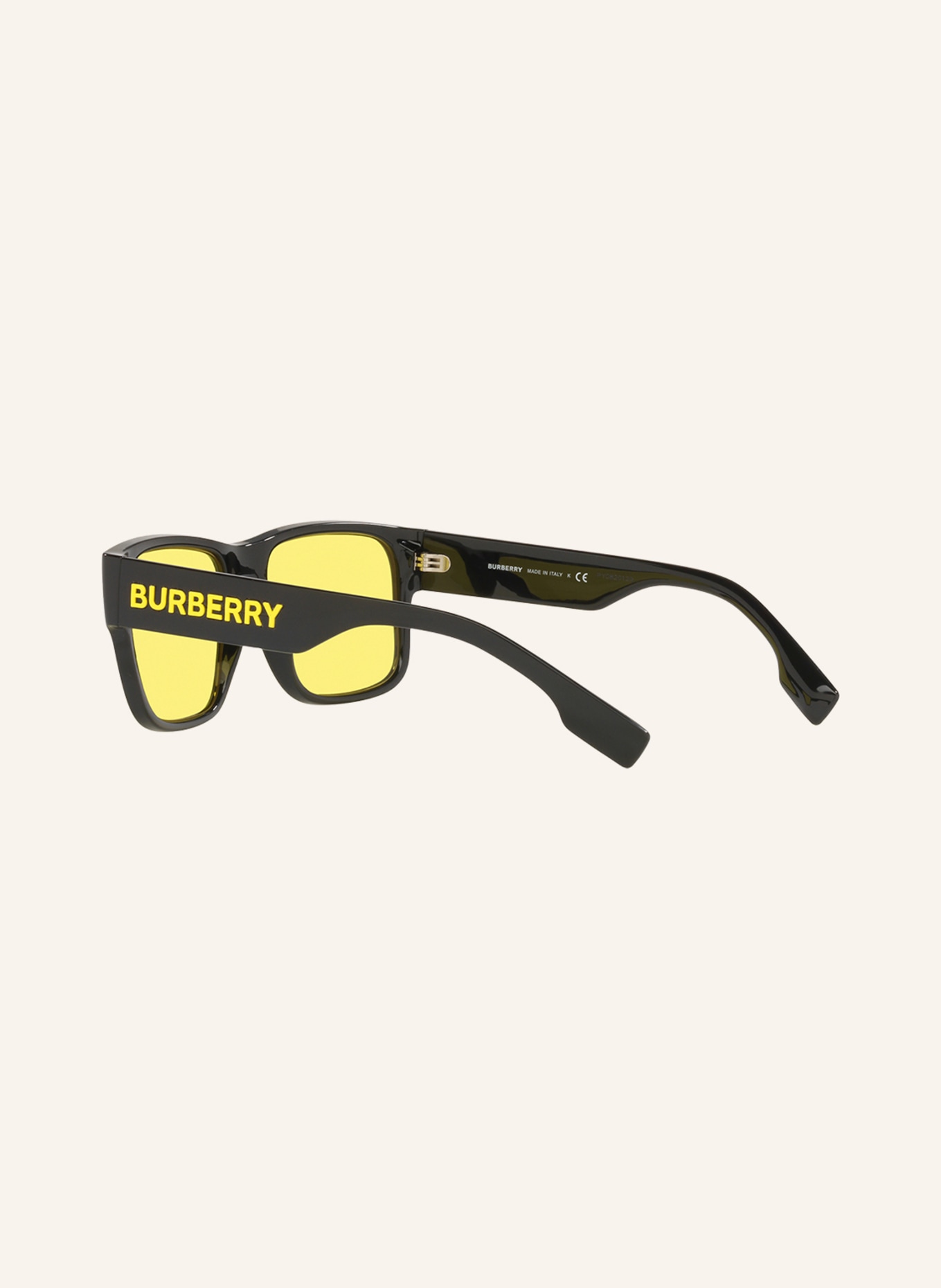 BURBERRY Sunglasses BE4358, Color: 300185 - BLACK/ YELLOW (Image 4)