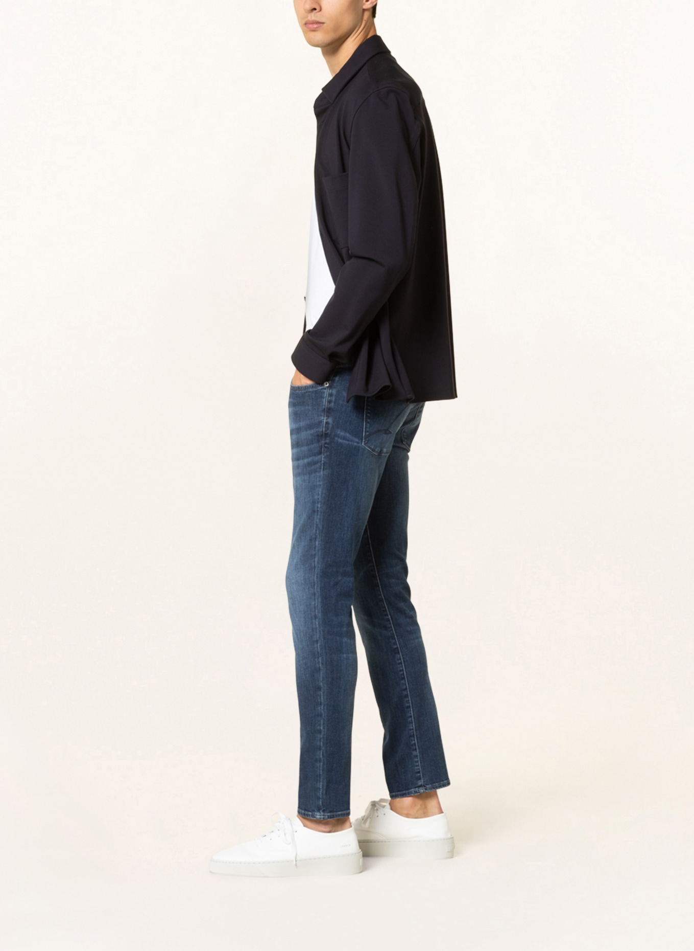 BALDESSARINI Jeans Slim Fit, Farbe: 6836 blue used buffies (Bild 4)