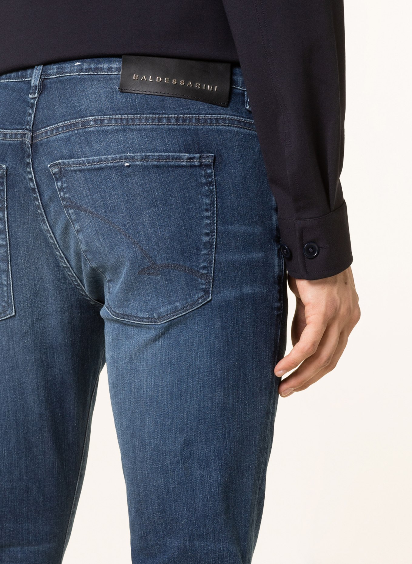 BALDESSARINI Jeans Slim Fit, Farbe: 6836 blue used buffies (Bild 5)