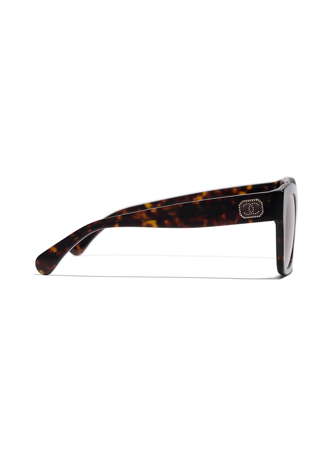 CHANEL Kwadratowe okulary przeciwsłoneczne, Kolor: C714S5 – HAVANA / BRĄZOWY POLARYZOWANY (Obrazek 3)