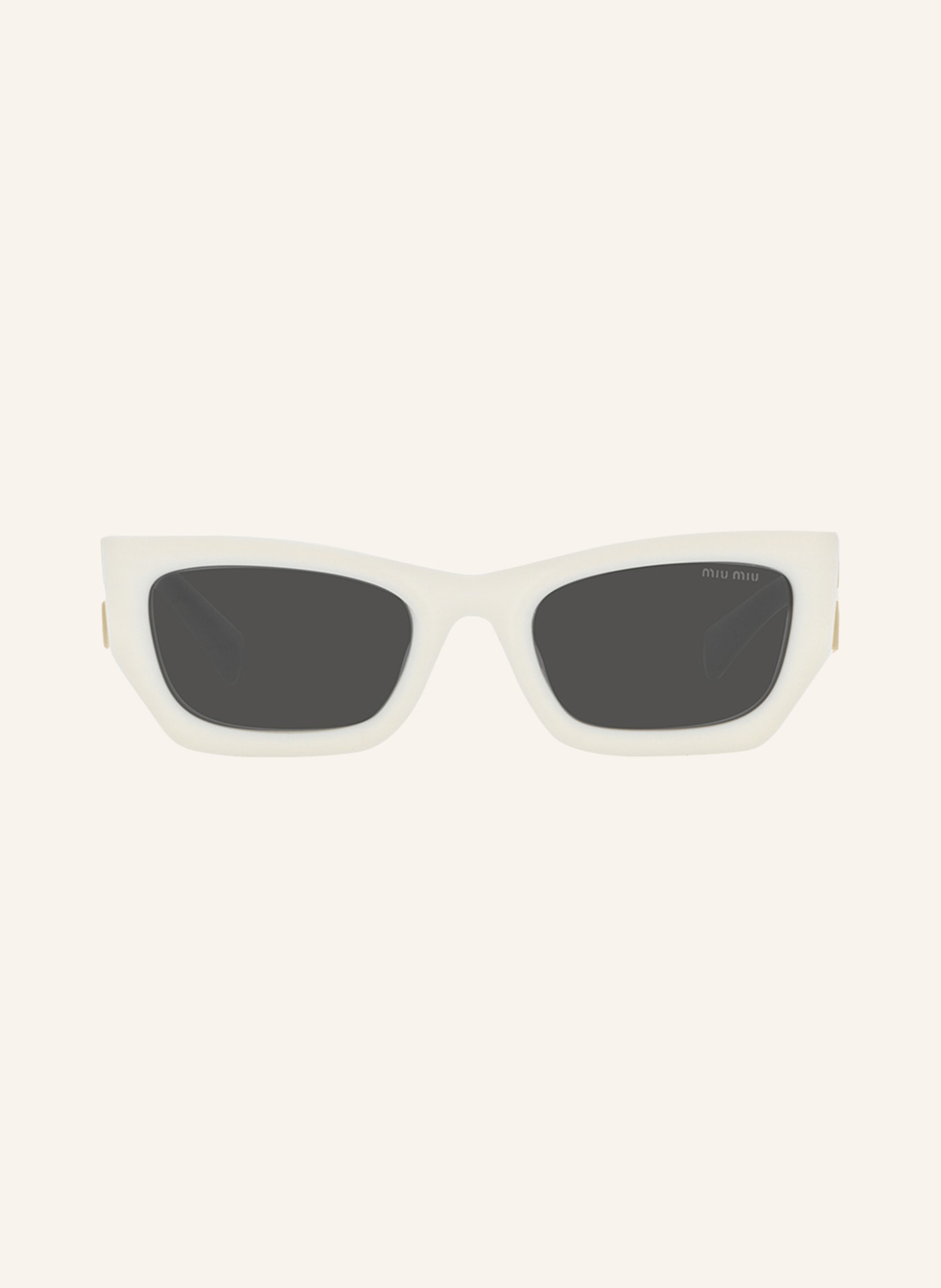 MIU MIU Sunglasses MU09WS, Color: 1425S0 - WHITE/ DARK GRAY (Image 2)