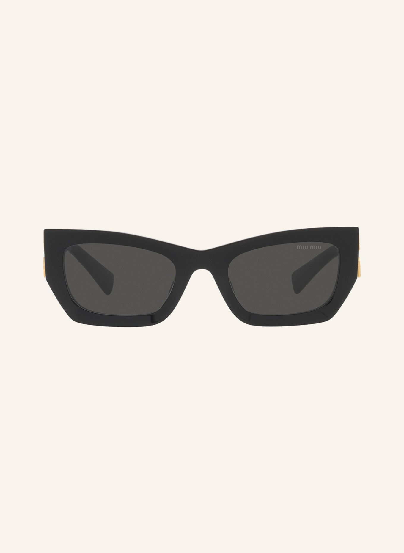 MIU MIU Sunglasses MU09WS, Color: 1AB5S0 - DARK GRAY/BLACK (Image 2)