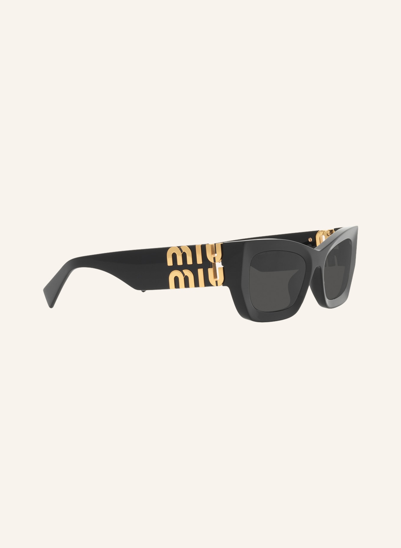 MIU MIU Sonnenbrille MU09WS: 1AB5S0 - DUNKELGRAU/ SCHWARZ