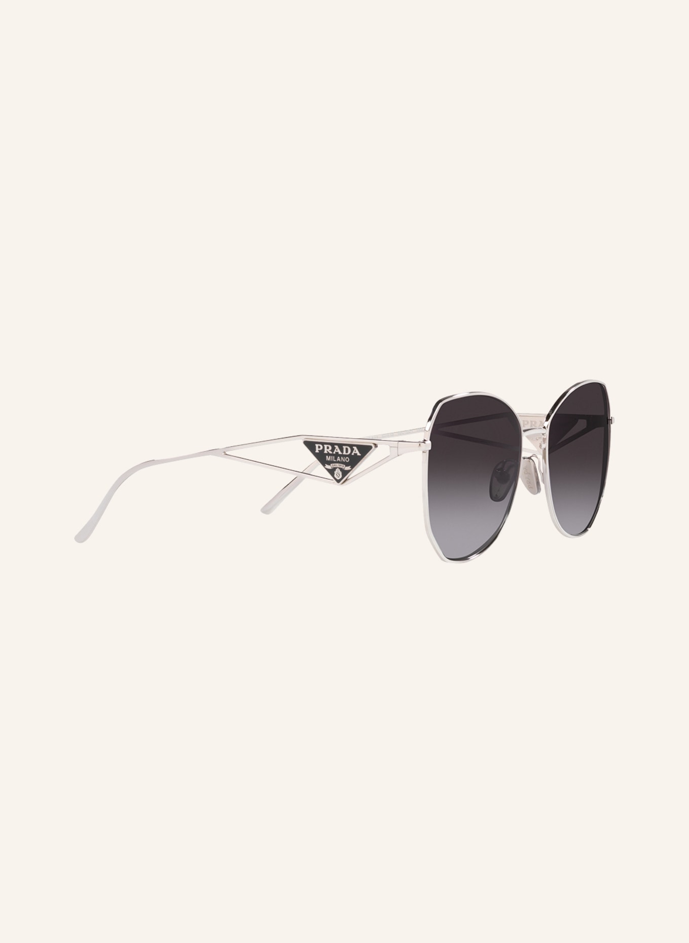 PRADA Sunglasses PR57YS, Color: 1BC5D1 - SILVER/GRAY GRADIENT (Image 3)