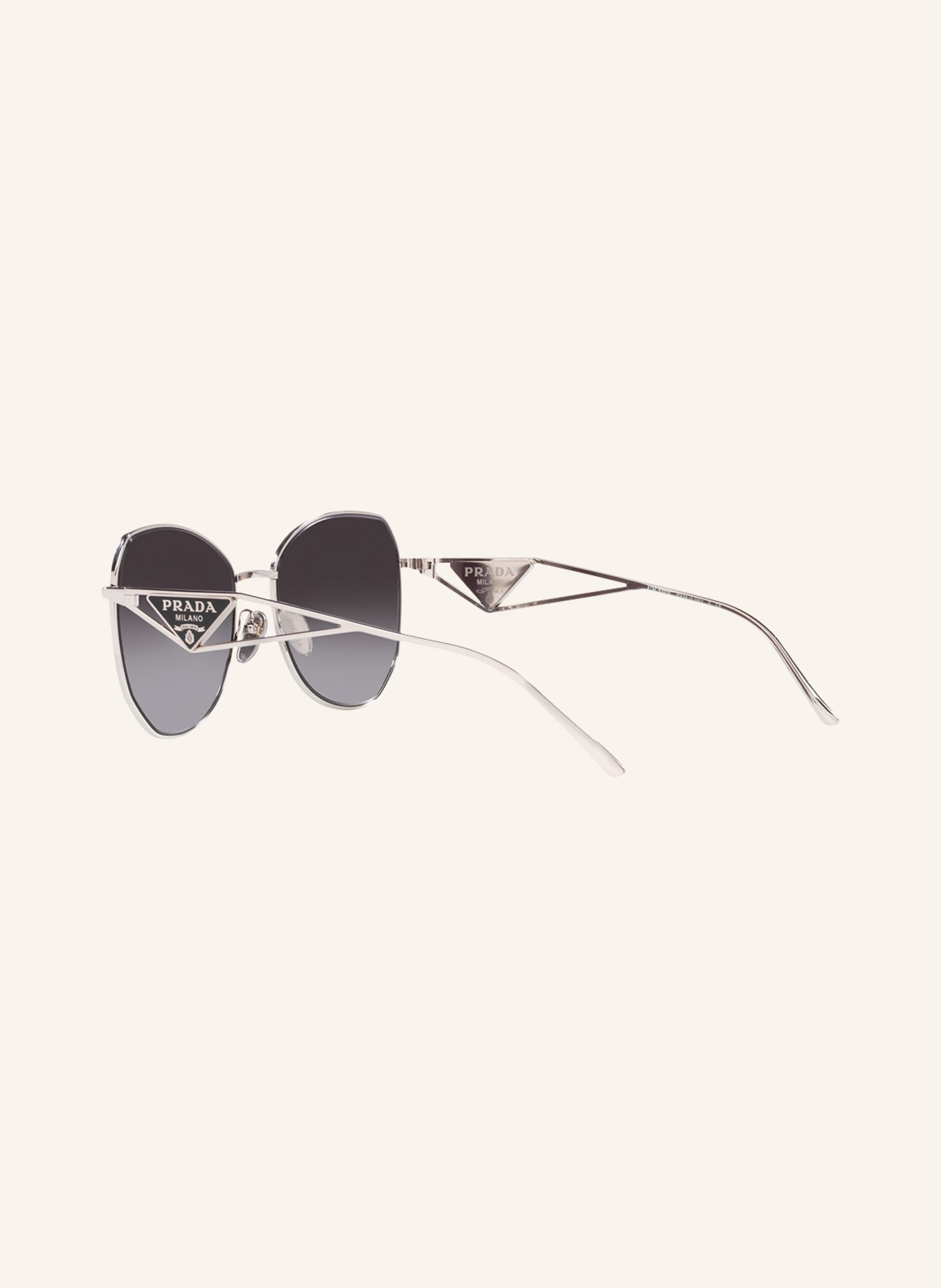PRADA Sunglasses PR57YS, Color: 1BC5D1 - SILVER/GRAY GRADIENT (Image 4)
