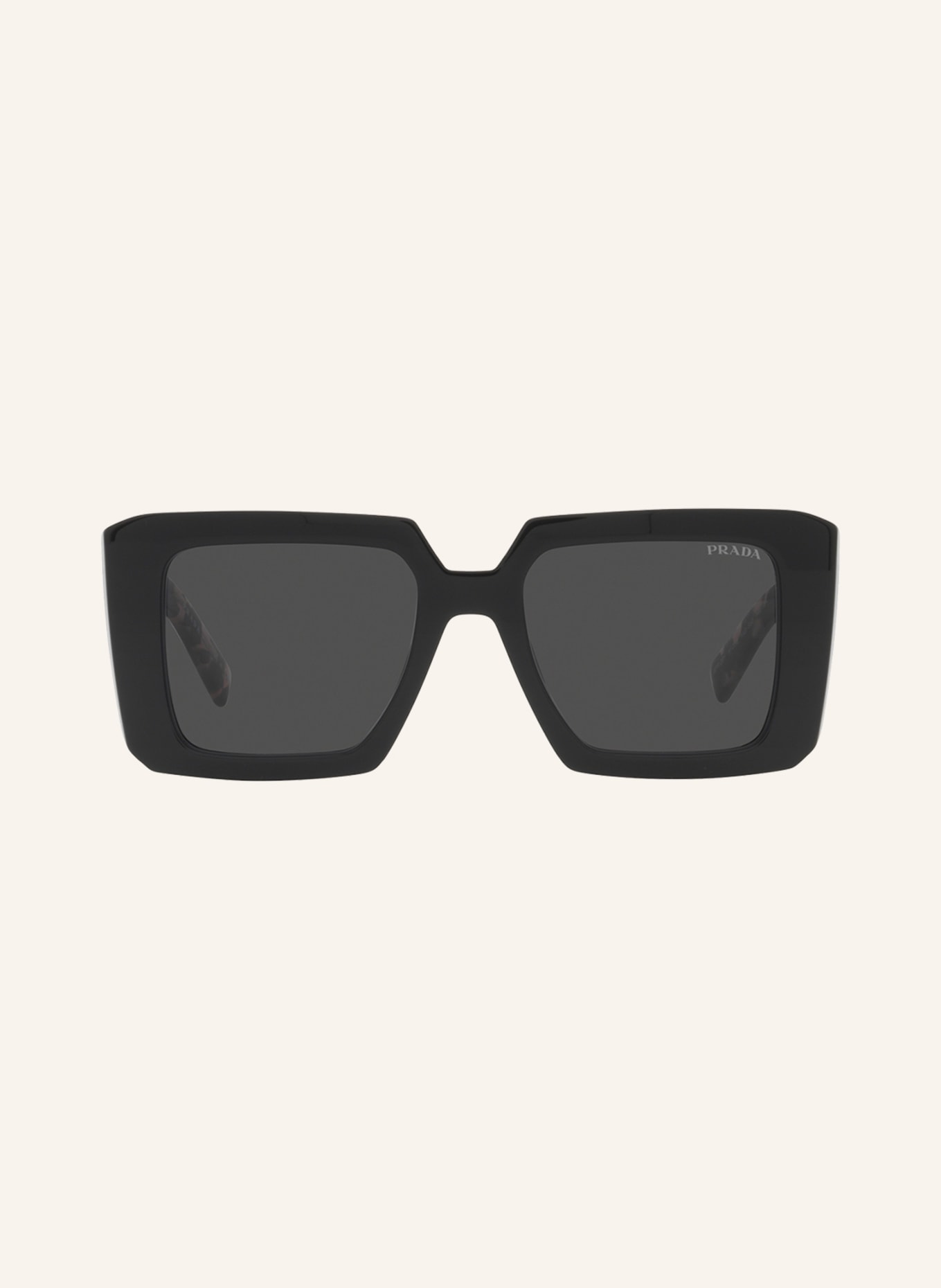 PRADA Sunglasses PR 23YS, Color: 1AB5S0 - BLACK/ BLACK (Image 2)