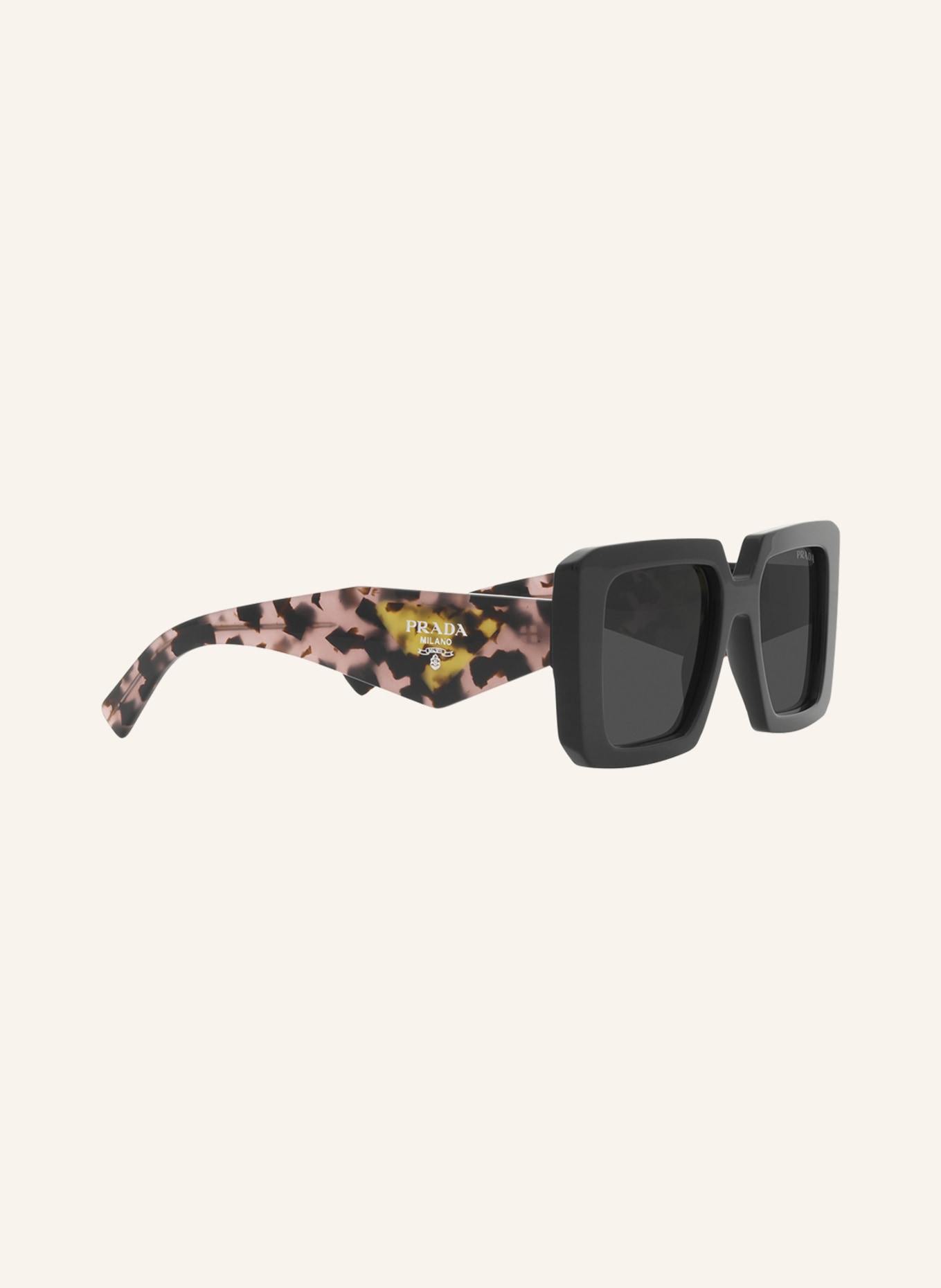 PRADA Sunglasses PR 23YS, Color: 1AB5S0 - BLACK/ BLACK (Image 3)