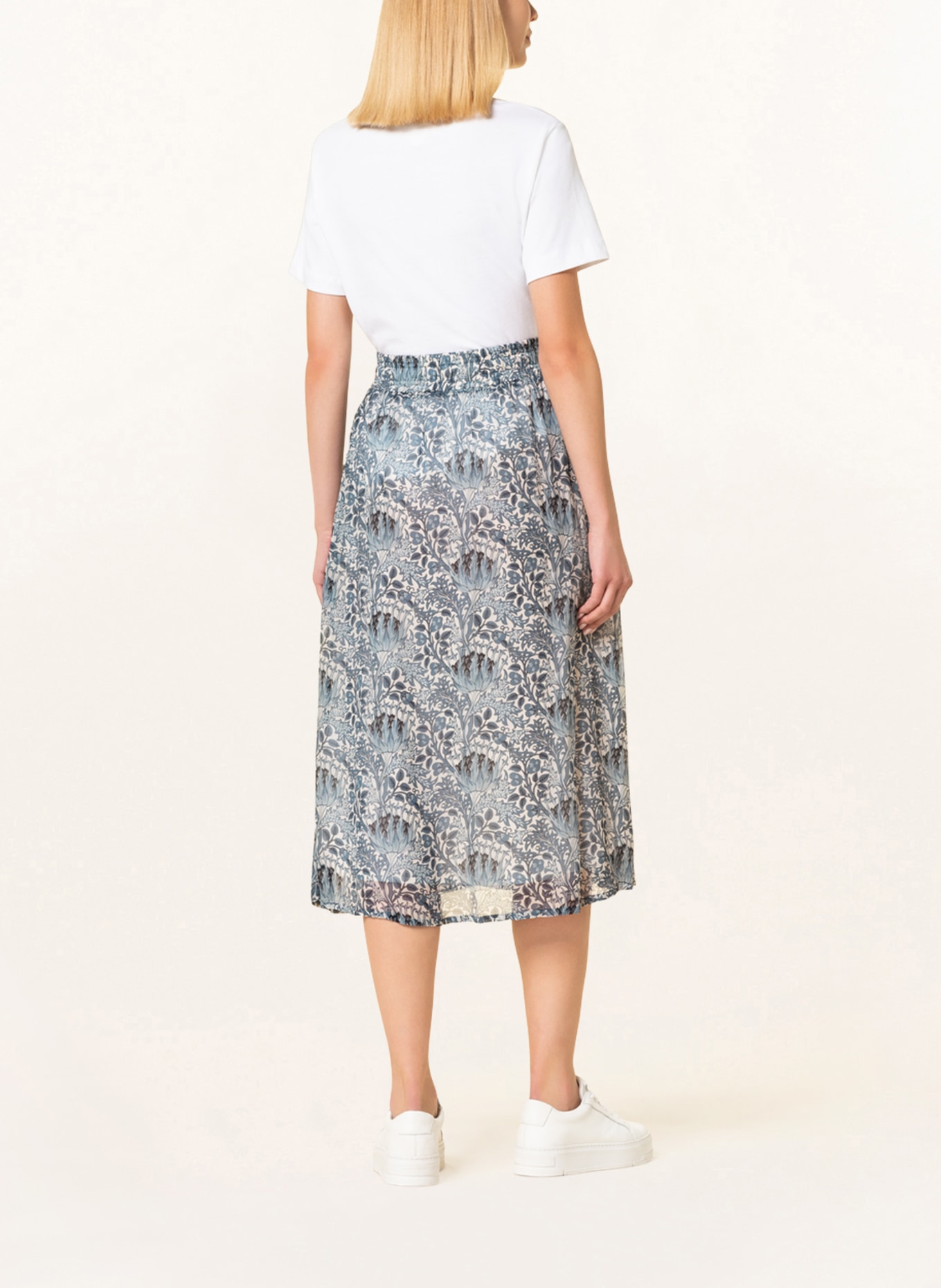 DRYKORN Skirt ATTRA , Color: LIGHT BLUE/ BLUE/ WHITE (Image 3)
