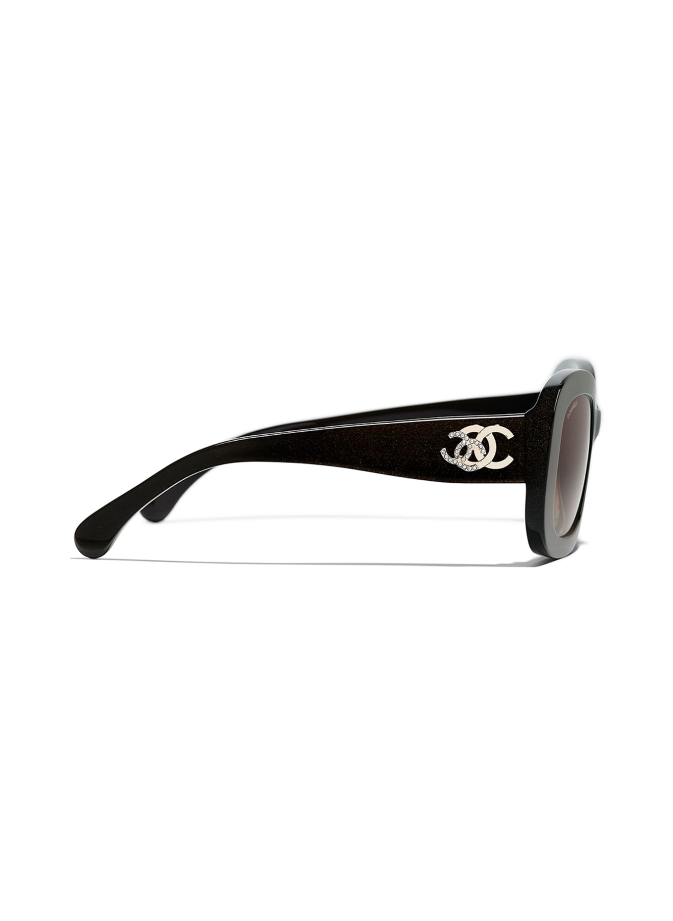 CHANEL Hranaté sluneční brýle, Barva: 1706S5 - TMAVĚ HNĚDÁ/ HNĚDÝ PŘECHOD (Obrázek 3)