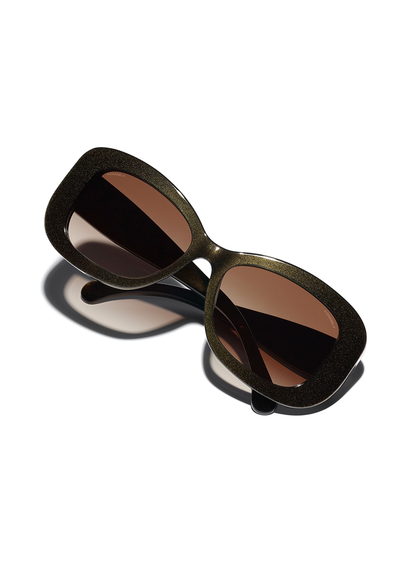CHANEL Rectangular sunglasses, Color: 1706S5 - DARK BROWN/ BROWN GRADIENT (Image 4)