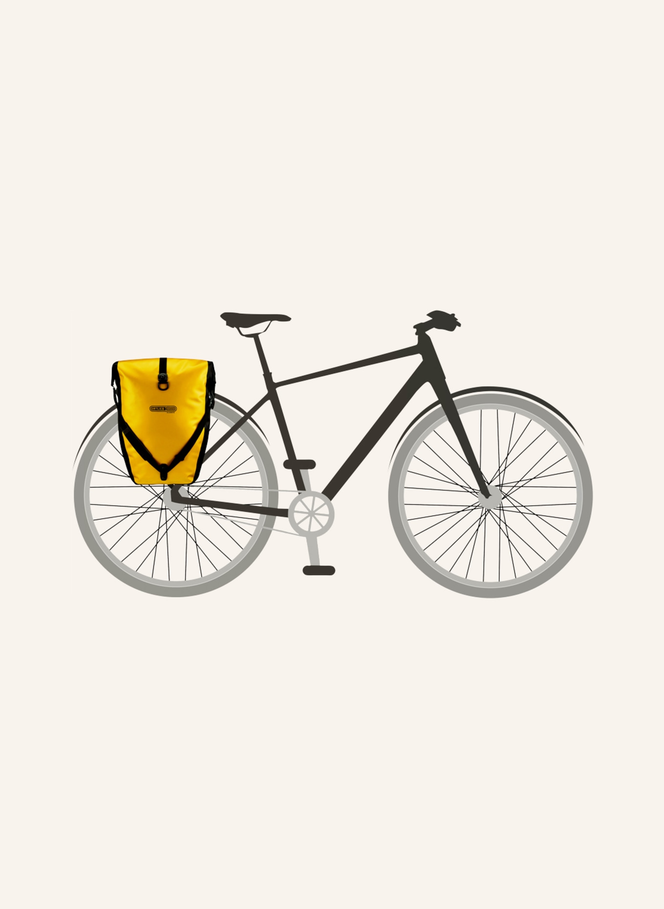 ORTLIEB Fahrradtasche BACK-ROLLER CLASSIC 20 l, Farbe: GELB/ SCHWARZ (Bild 4)